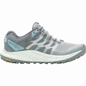 Trail Running Shoes For Treadmill Merrell Antora 3 GORE-TEX Womens Trail Running Shoes - Blue