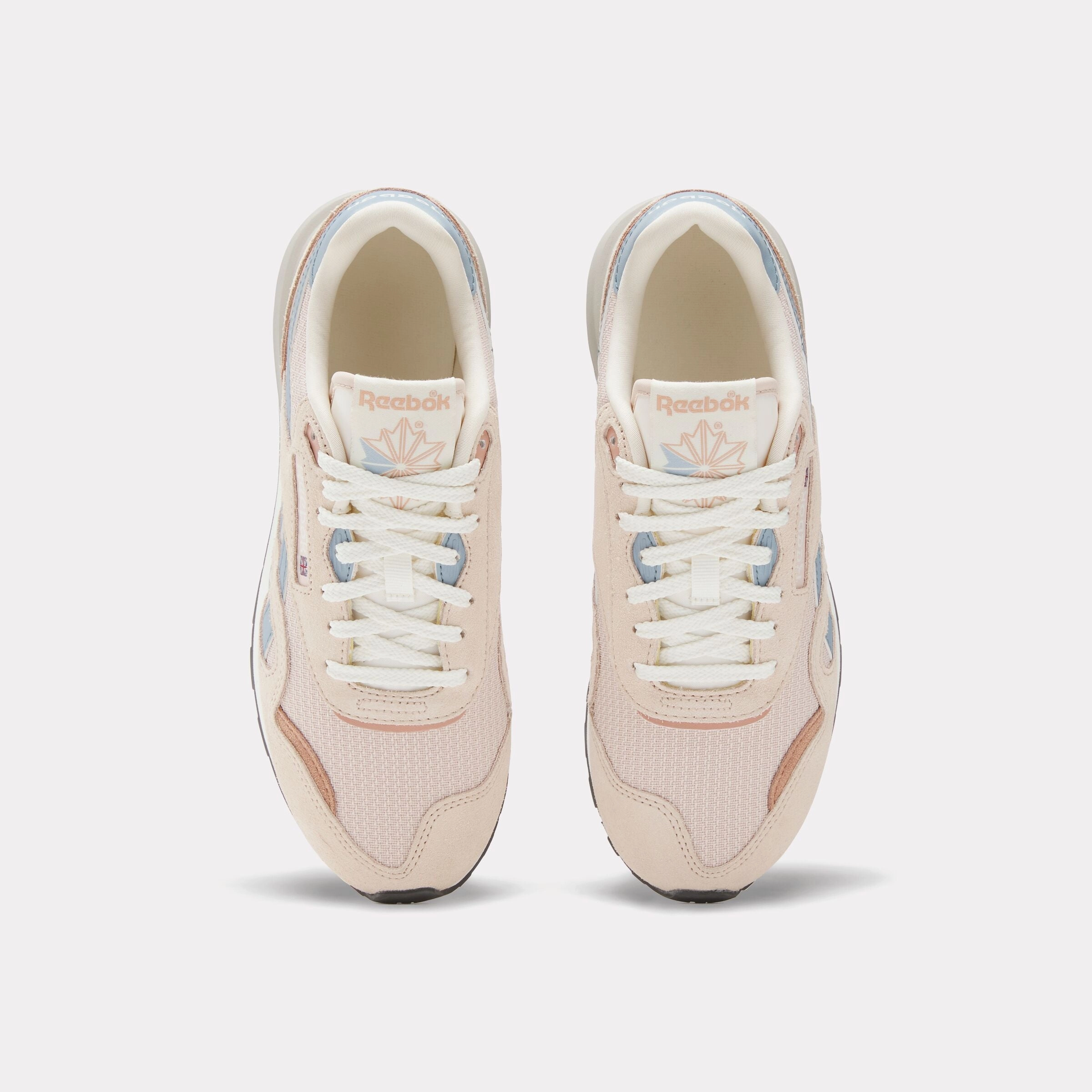 Classic Nylon 89 Mutedclay/Pinkclay/Leisureblue Running Shoes For Toe Box