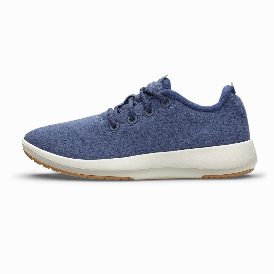 Allbirds Wool Runners Mizzles - LIMITED EDITION: Hazy Indigo (Natural White Sole) Best Running Shoes For Syndrome