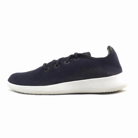 Allbirds Tree Runners - LIMITED EDITION: Dark Black (White Sole) EX Indoor Running Shoes