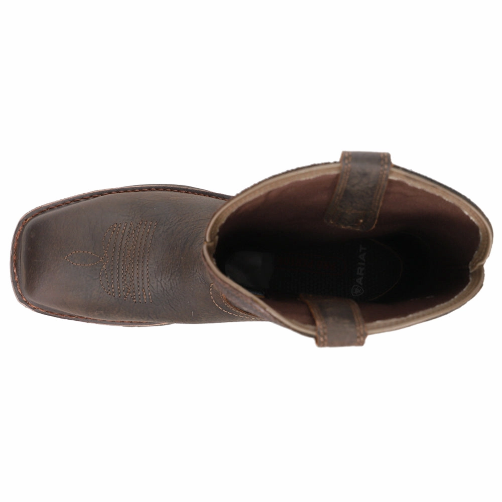 Pull On Work Boots Square Toe WorkHog 11 Inch Waterproof Composite Toe Work Boots