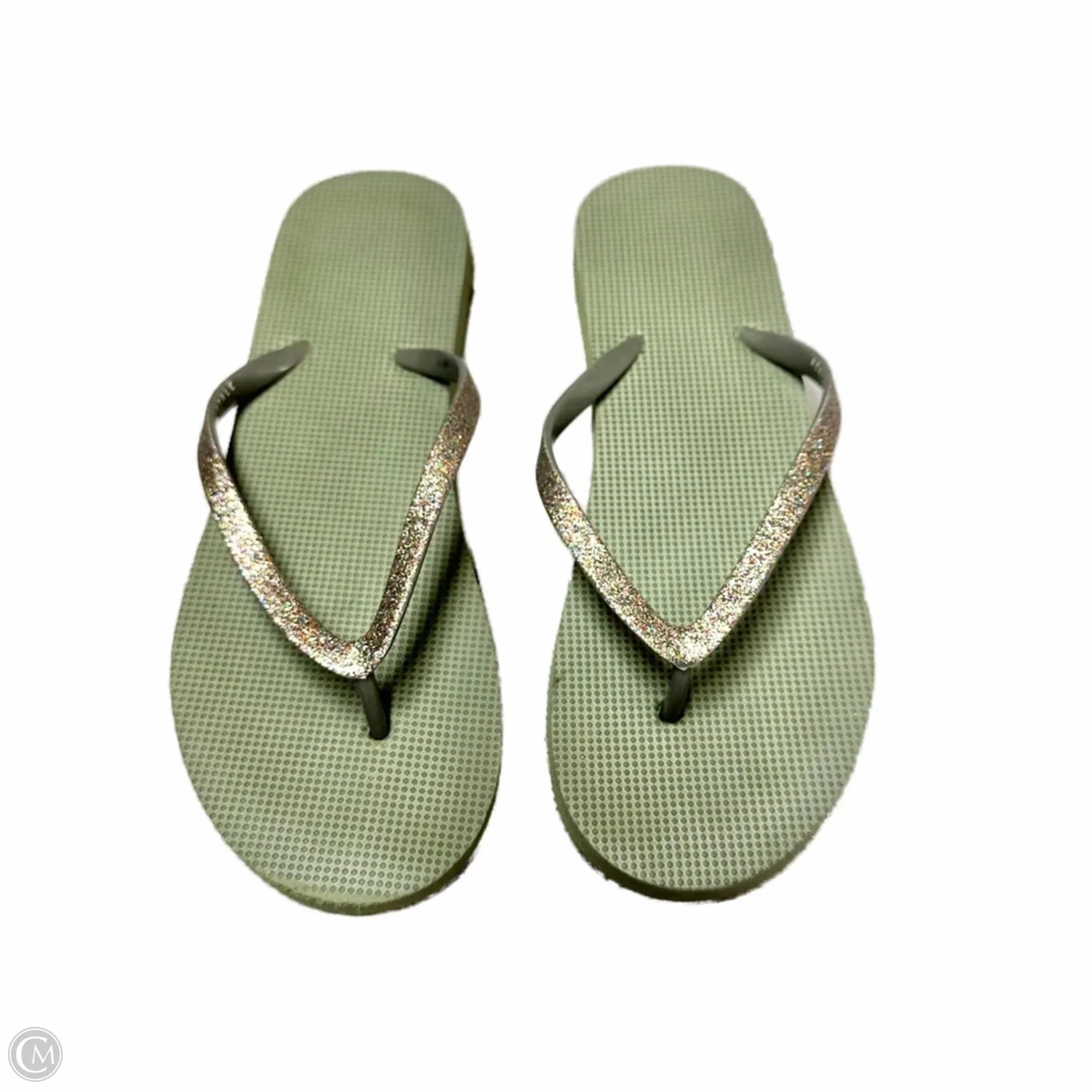 Sandals Flip Flops By Aeropostale In Green, Size: 7 Good Support Flip Flops