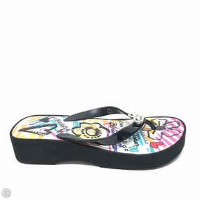 Sandals Flip Flops By Brighton In Multi-colored, Size: 7 Platform Flip Flops With Arch Support