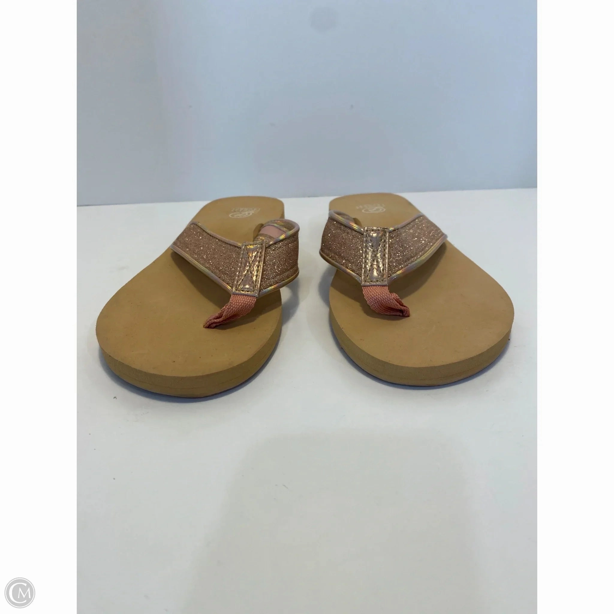Sandals Flip Flops By Chinese Laundry In Tan, Size: 6 Amazonas Flip Flops