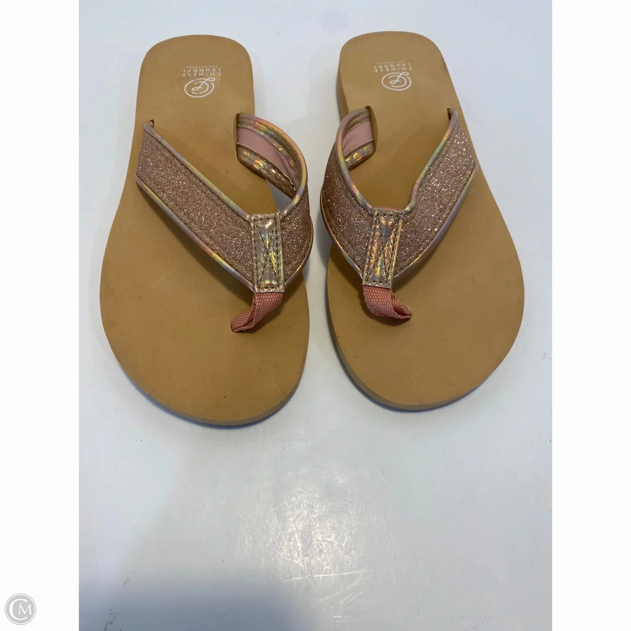 Sandals Flip Flops By Chinese Laundry In Tan, Size: 6 Ecco Flip Flops