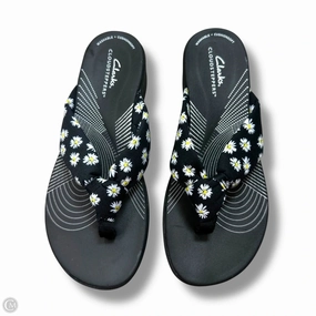 Cheap Bulk Flip Flops Sandals Flip Flops By Clarks In Floral Print, Size: 7