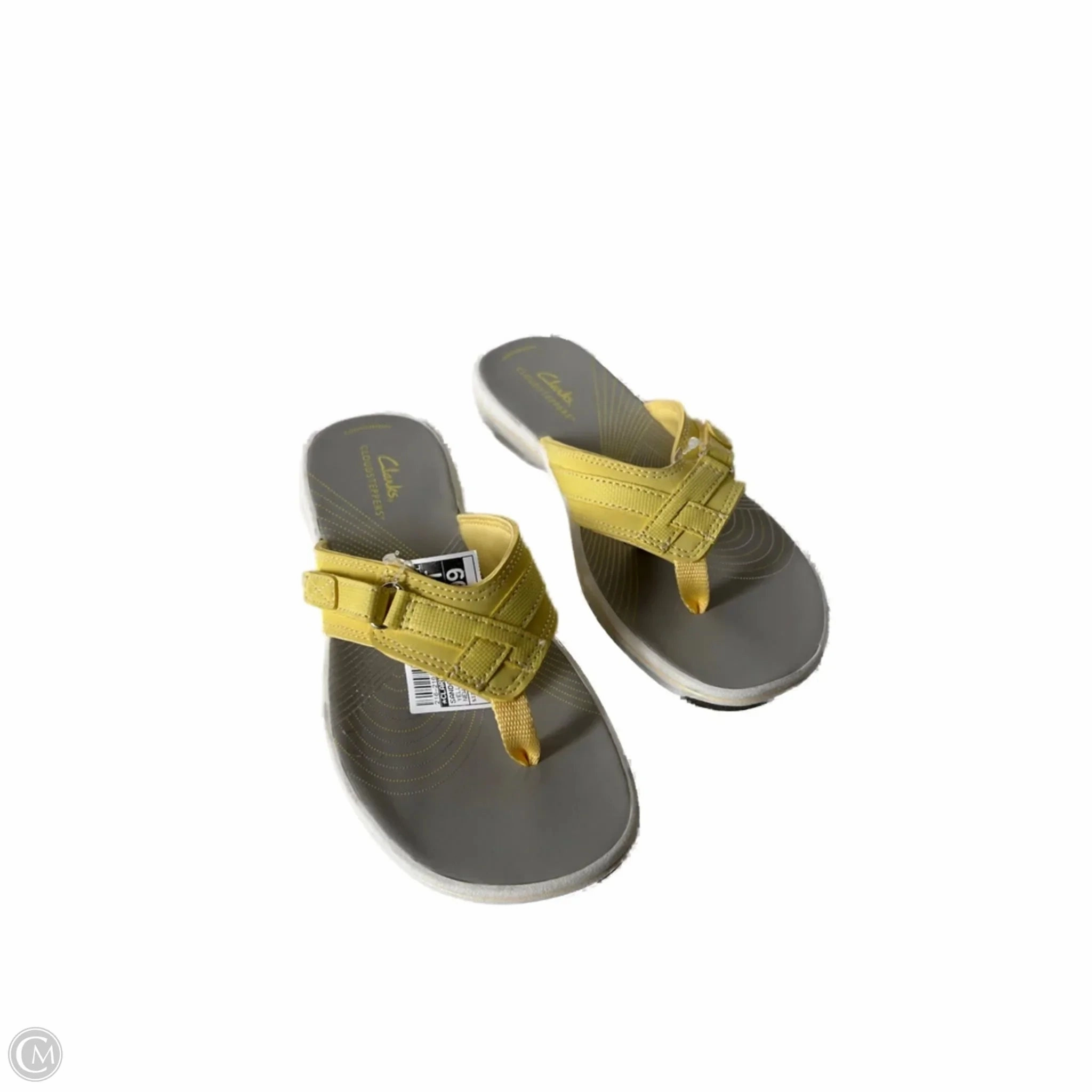 Top 10 Flip Flops Sandals Flip Flops By Clarks In Yellow, Size: 7