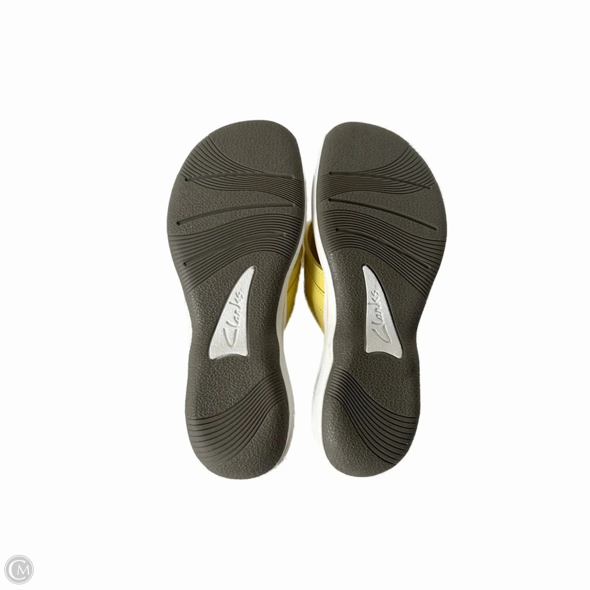 Ronaldo Flip Flops Sandals Flip Flops By Clarks In Yellow, Size: 7