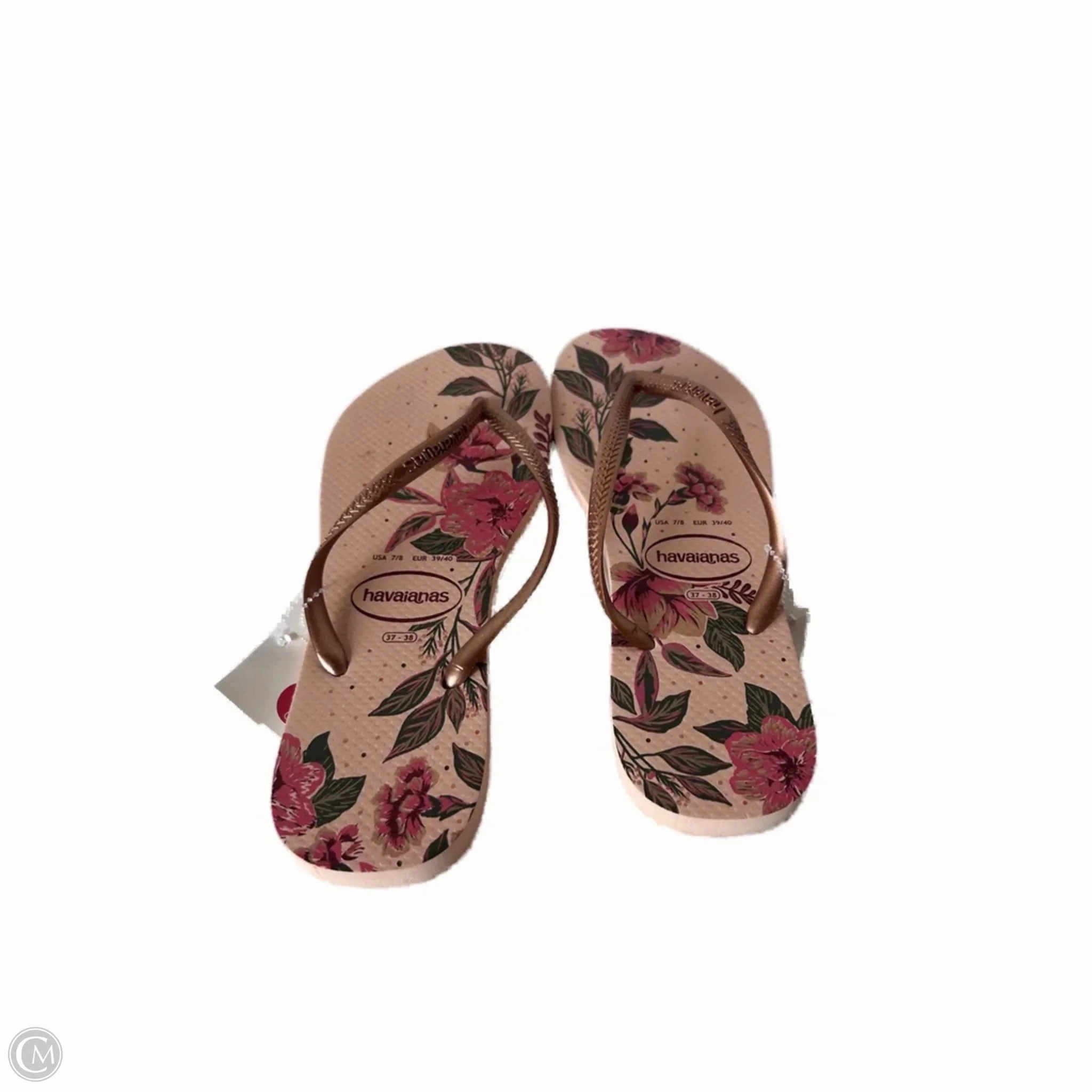 Flip Flops Made In China Sandals Flip Flops By Havaianas In Pink, Size: 7