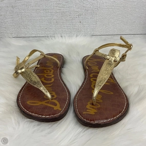 Flip Flops On The Beach Sandals Flip Flops By Sam Edelman In Gold, Size: 8.5