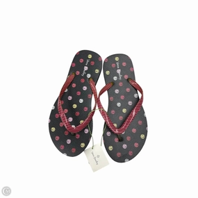 Sandals Flip Flops By Vera Bradley In Black & Red, Size: 6 Regina George Flip Flops