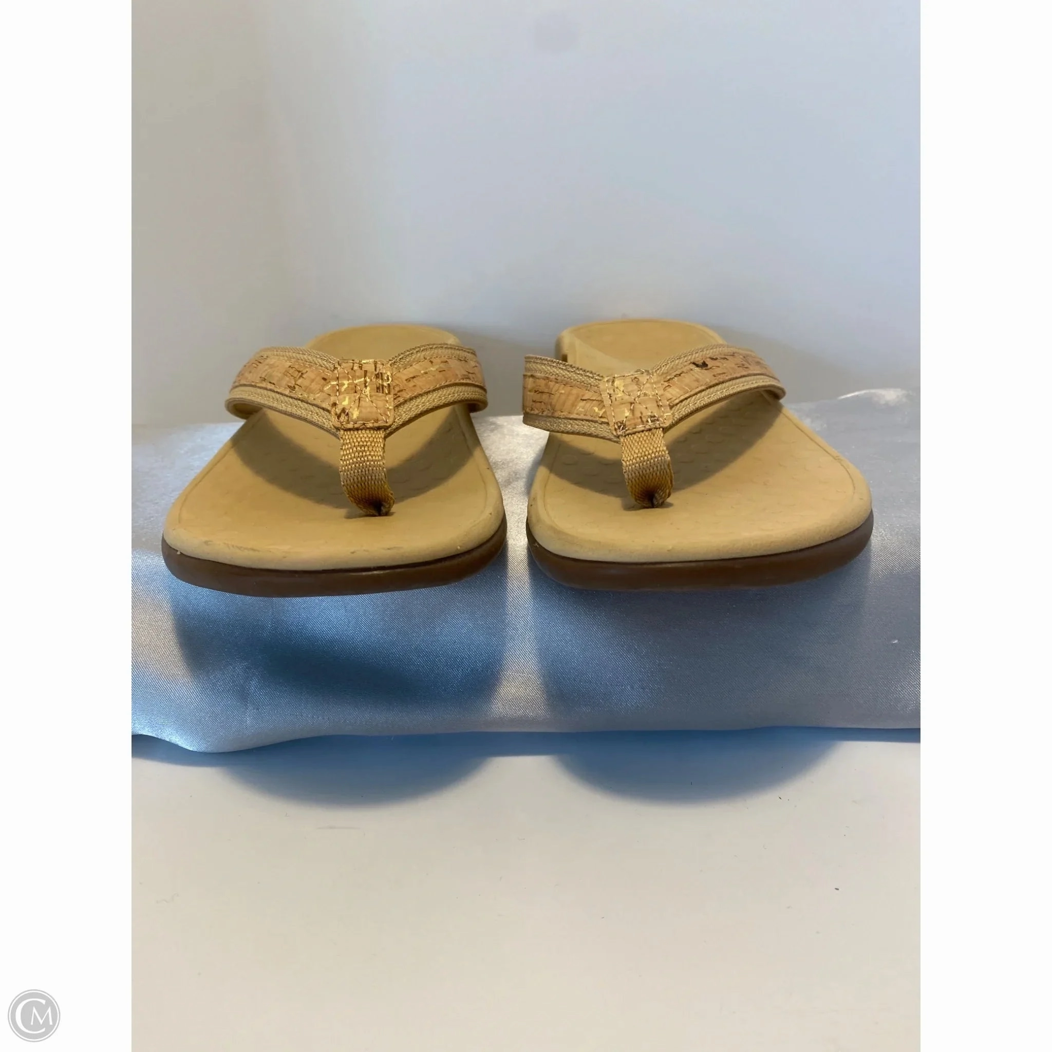 Flip Flops For Bride Sandals Flip Flops By Vionic In Beige, Size: 8