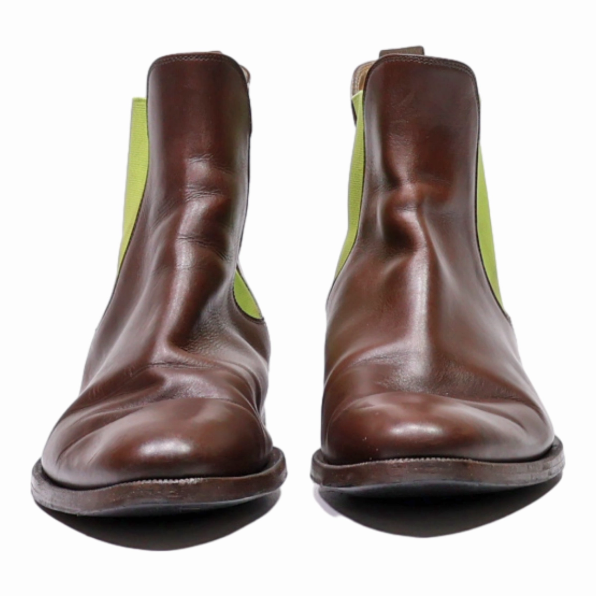 SCAROSSO Chelsea Boots Brown Leather Mens UK 7 Frame Le Lexington Chelsea Boots