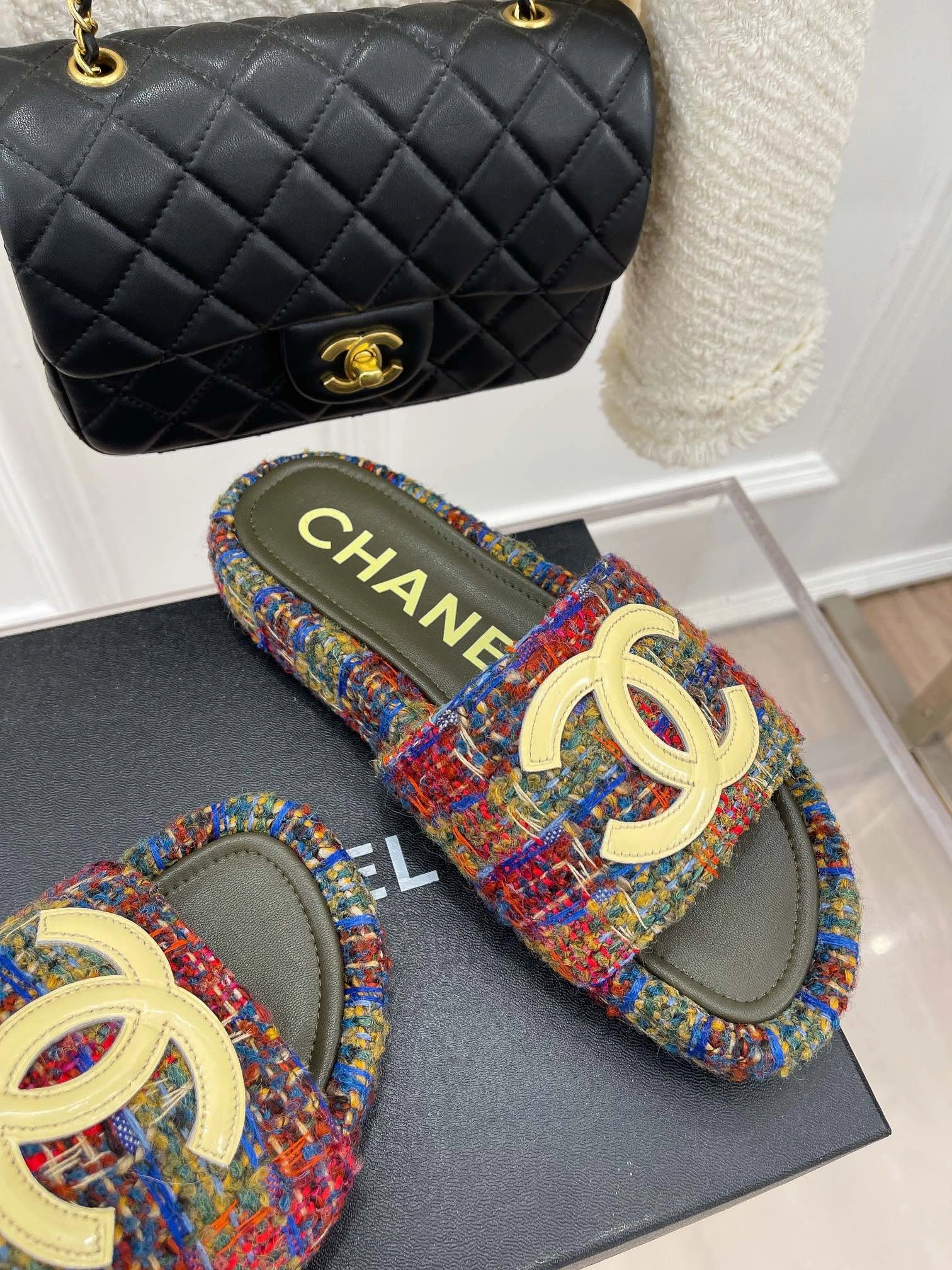 SE1018 CC Slippers / Size5-10 Union Flat Shoe