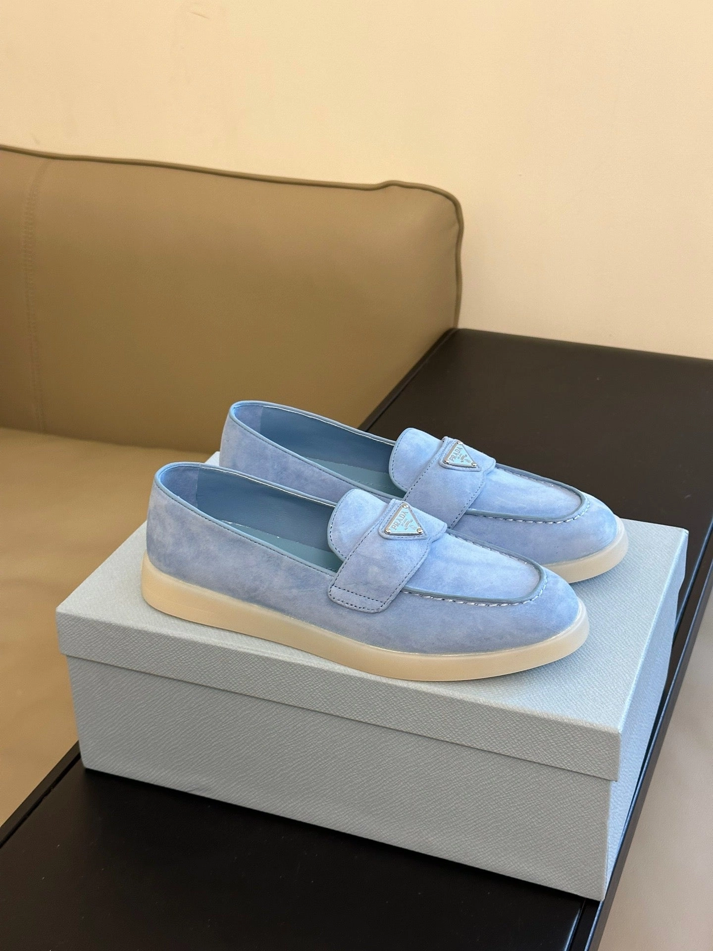 Flat Shoes Bike SE1158 PD Suede Leather Loafers / Size5-10