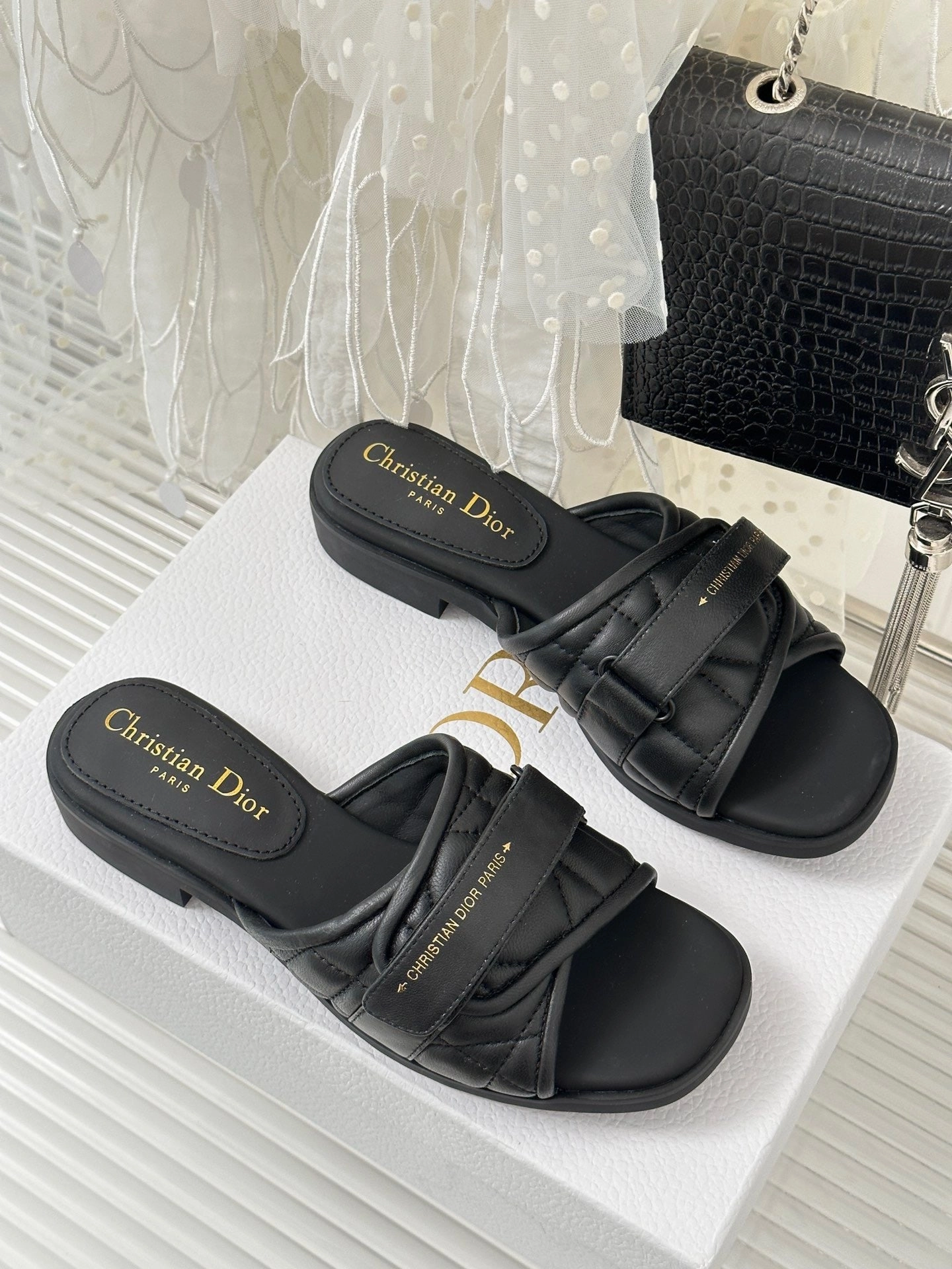 Flat Shoes Back Pain SE1172 Dio(r)evolution Slide / Size5-9