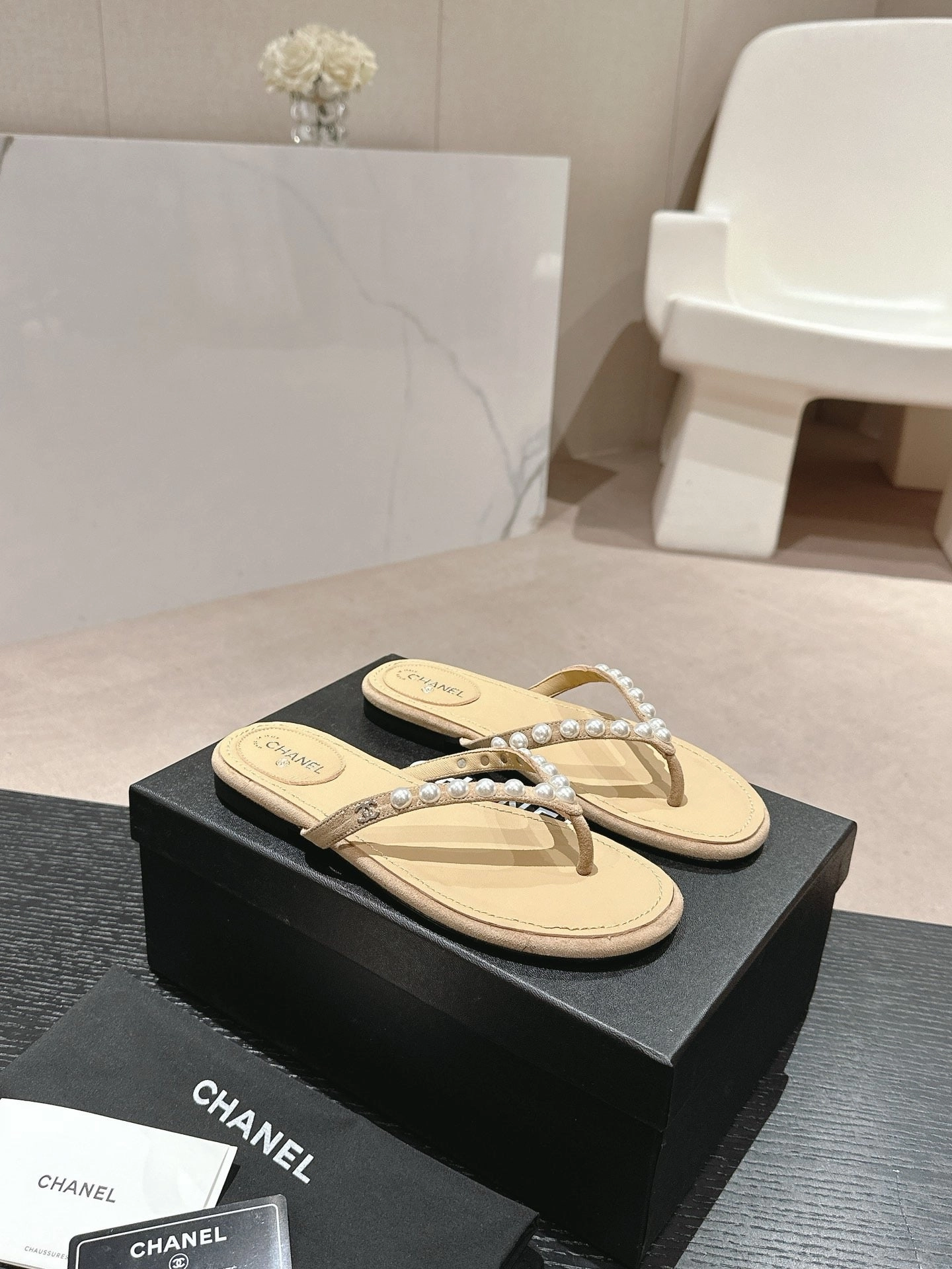 Flats Comfortable Dress Shoes SE1358 CC Thongs / Size5-11