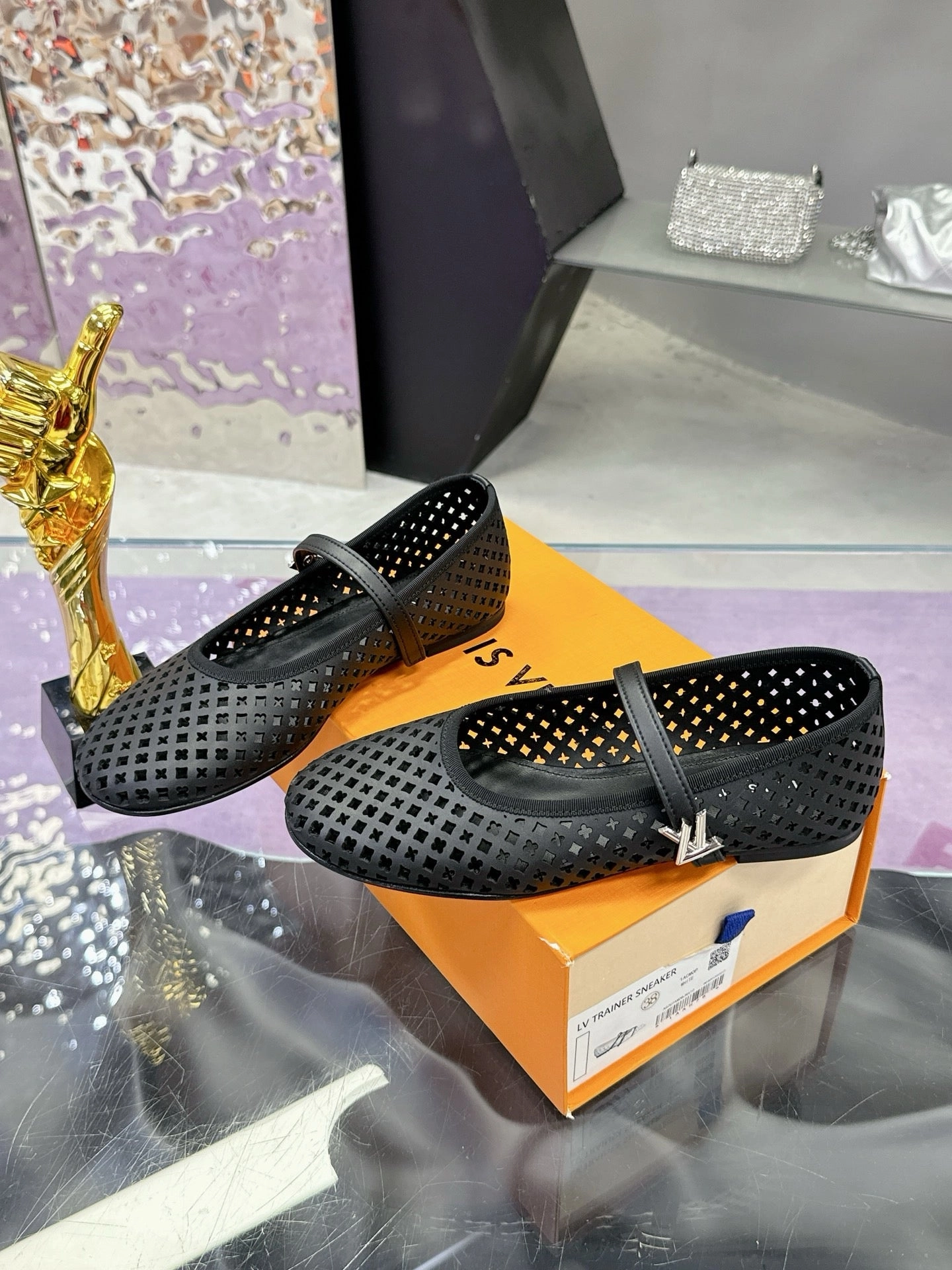 SE1615 LV Romy Flat Ballerina / Size5-11 Workout Shoes