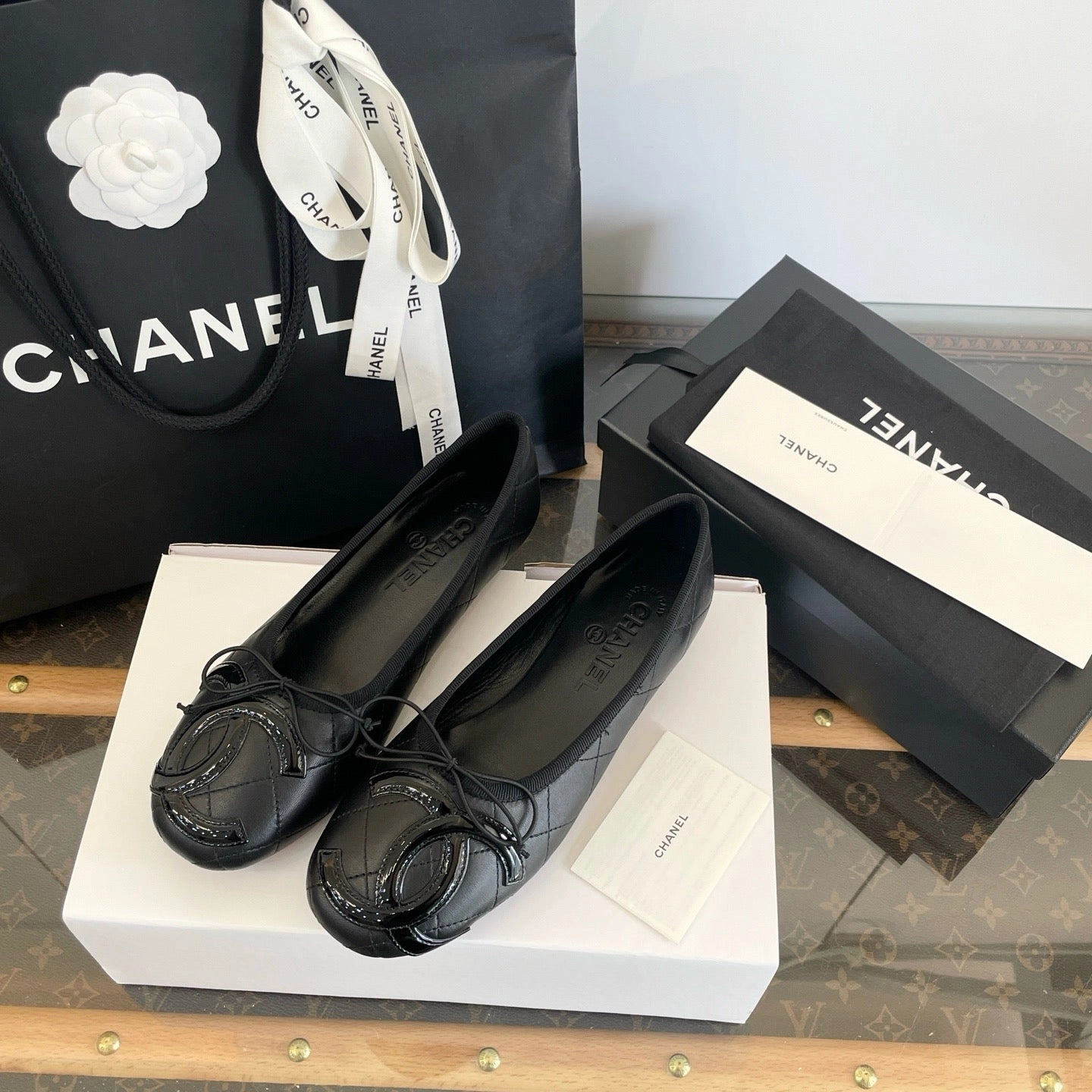 SE1637 Chanel Ballet Flats / Size5-11 Lane Shoes Flats