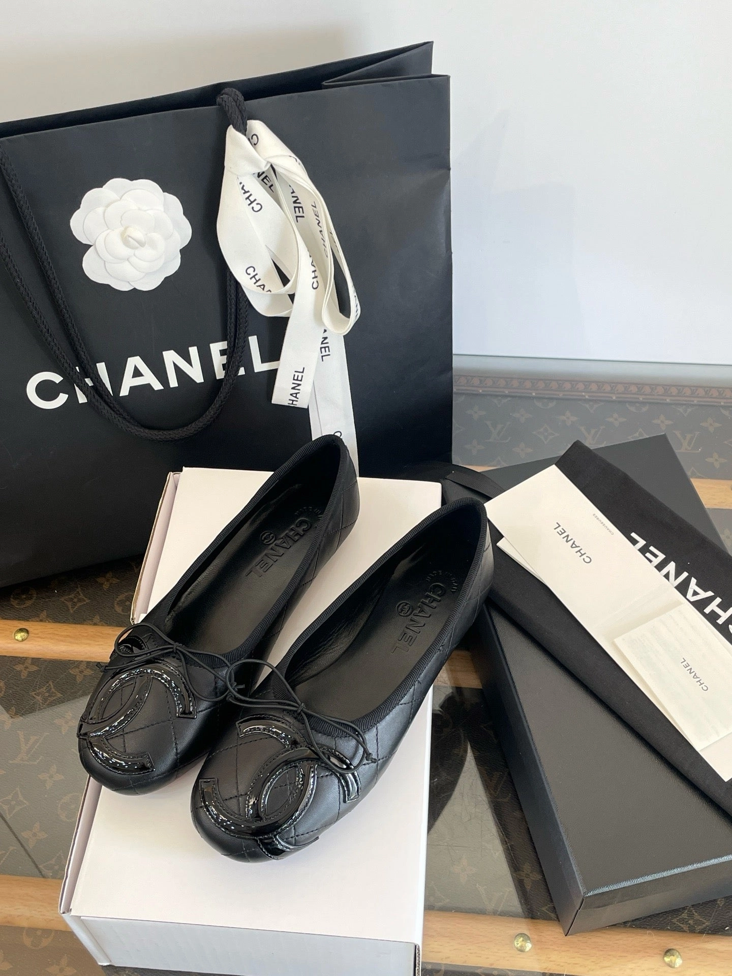 SE1637 Chanel Ballet Flats / Size5-11