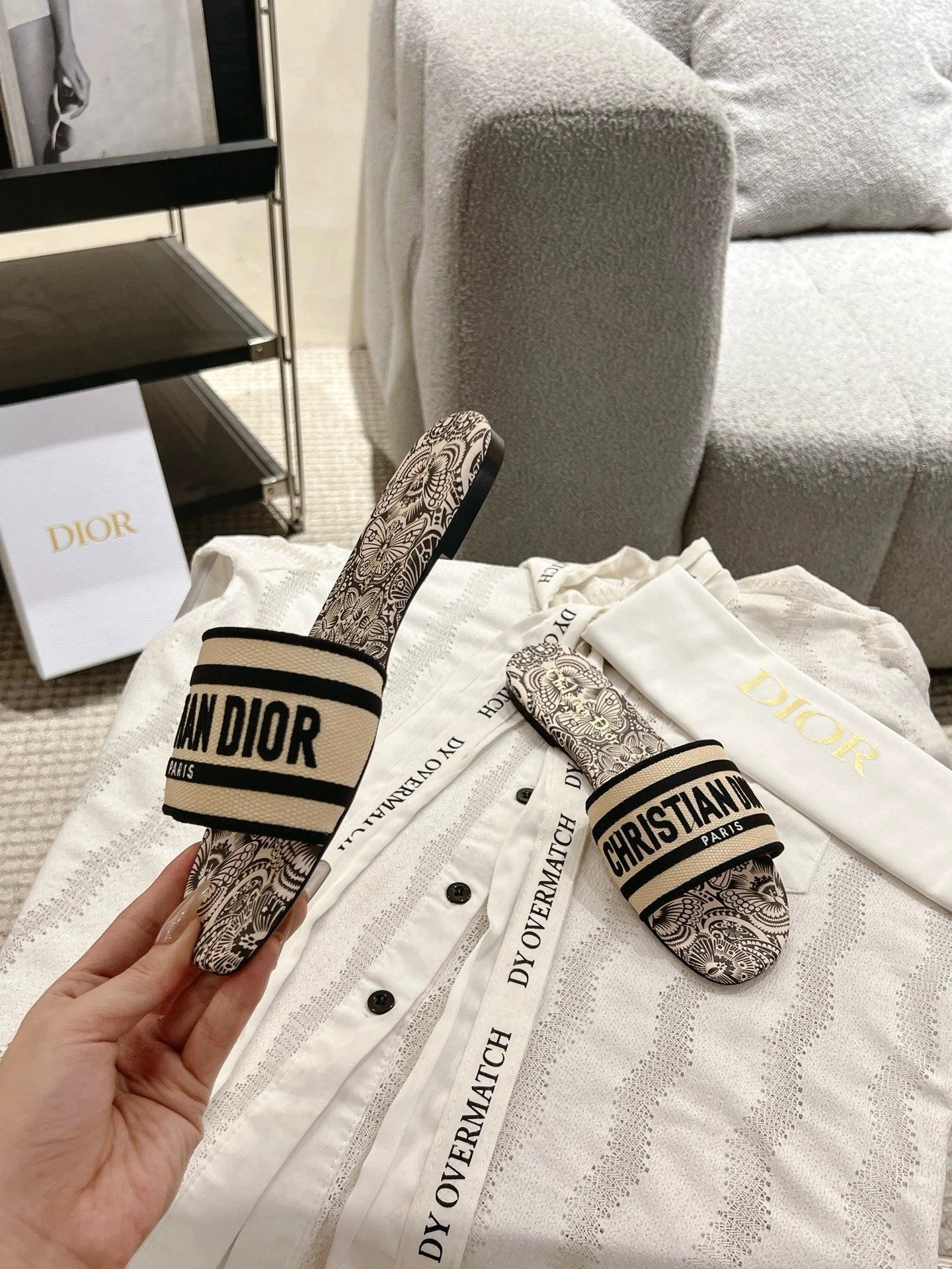 SE1658 Dior Dway Slide / Size5-12 Pointe Shoes For Feet