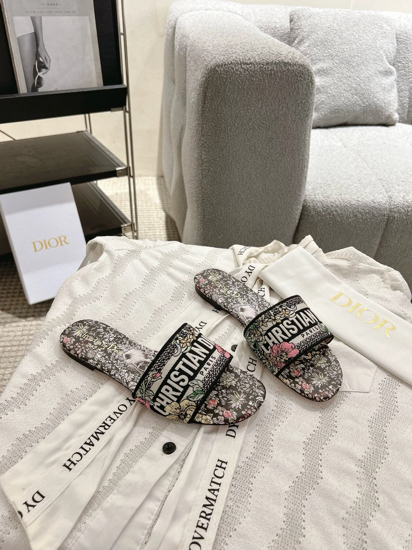 Ladies Flat Wedge Shoes SE1663 Dior Dway Slide / Size5-12