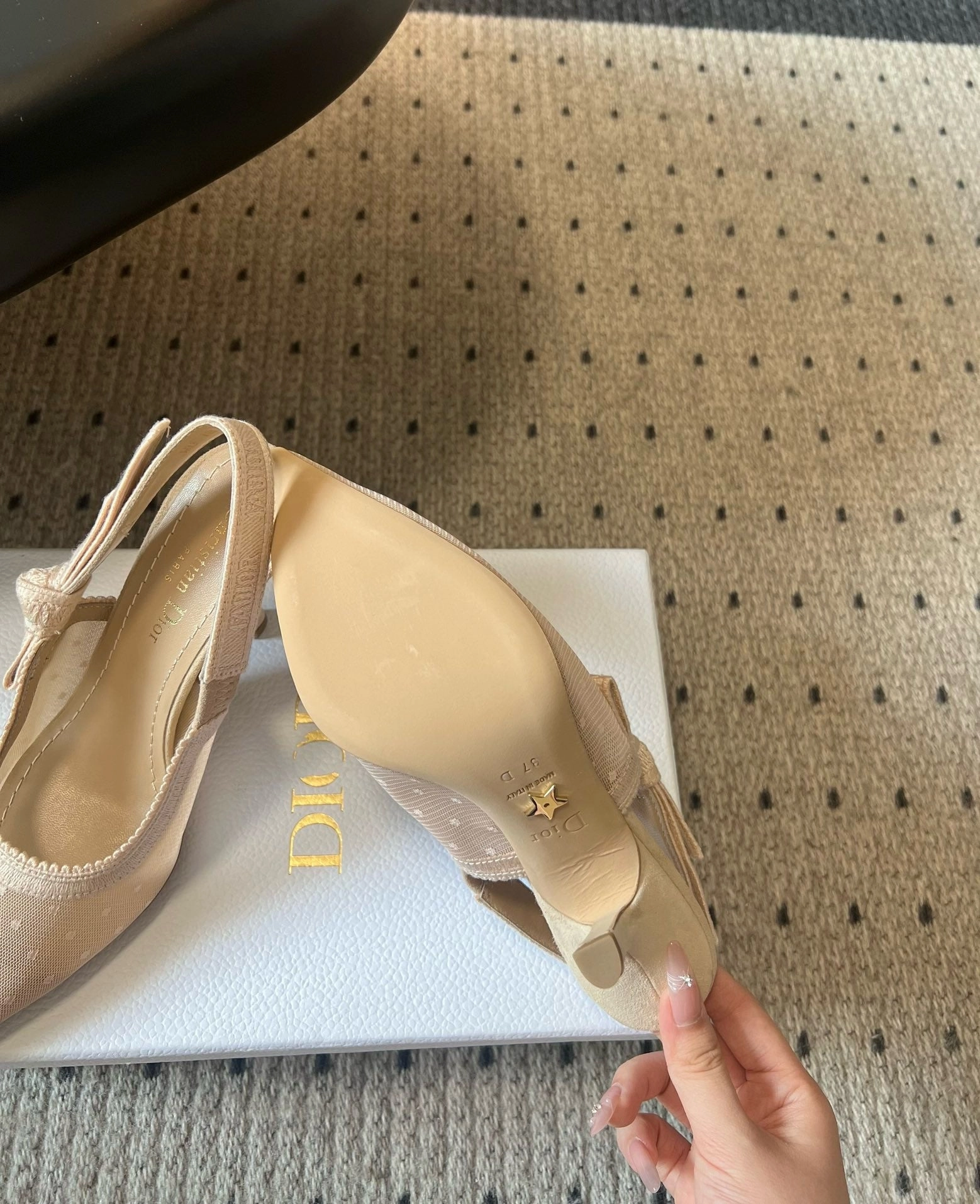 SE1674 J'Adior Slingback Flat/Pumps / Size5-11 White Shoes Flats