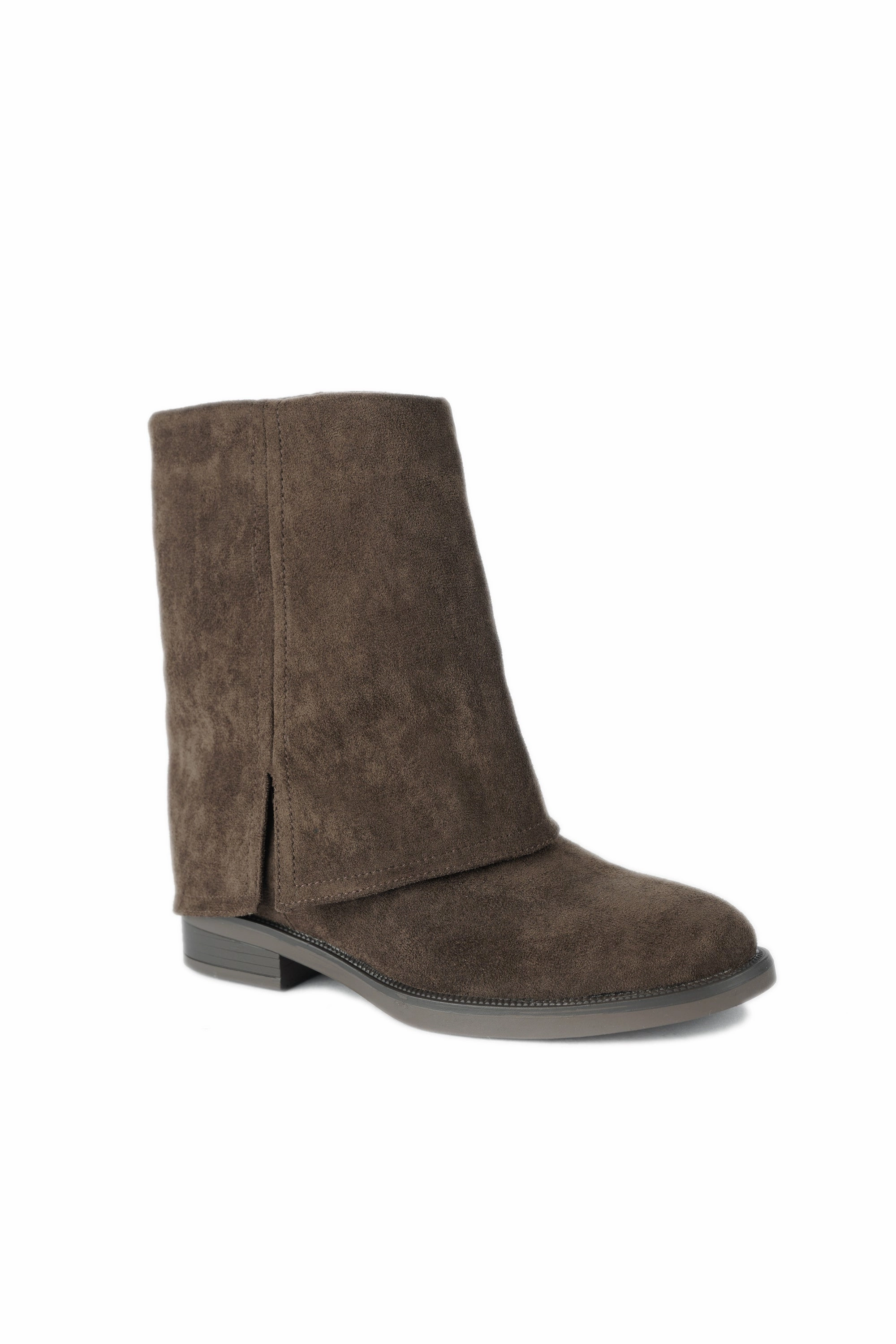 The Jino 01-5600 Vintage Round Toe Waterproof Zipper Ankle Boots