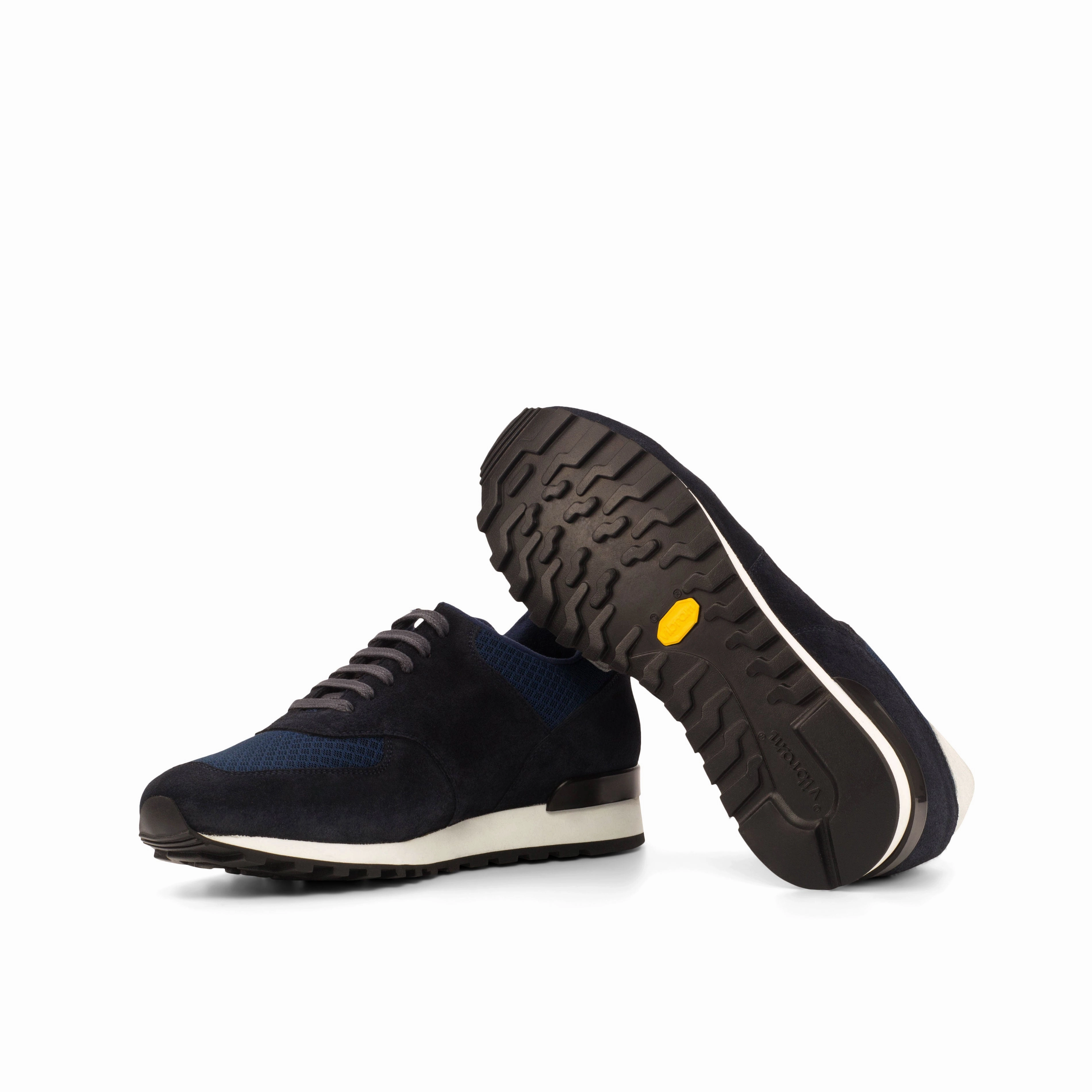 Navy Suede & Mesh Jogger Sneakers Puma Sneakers Sale