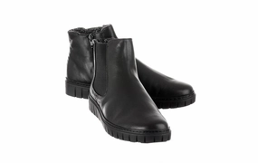 Sem Missy Black Ankle Boots 4cm Heel
