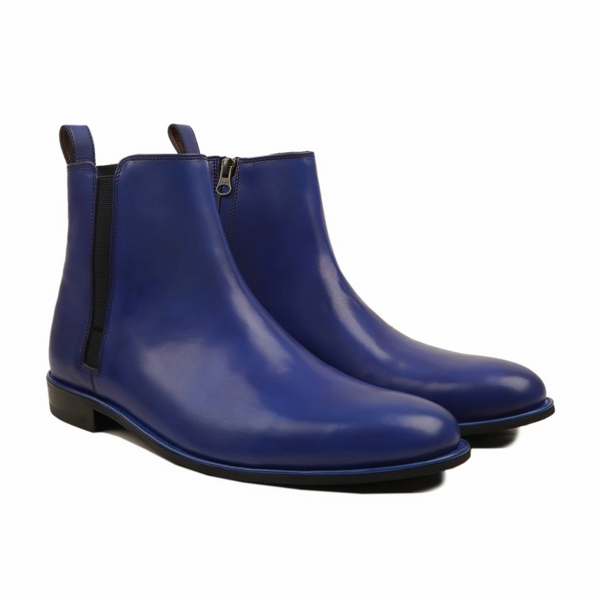 Sentil - Men's Blue Calf Leather Chelsea Boot Adieu Chelsea Boots