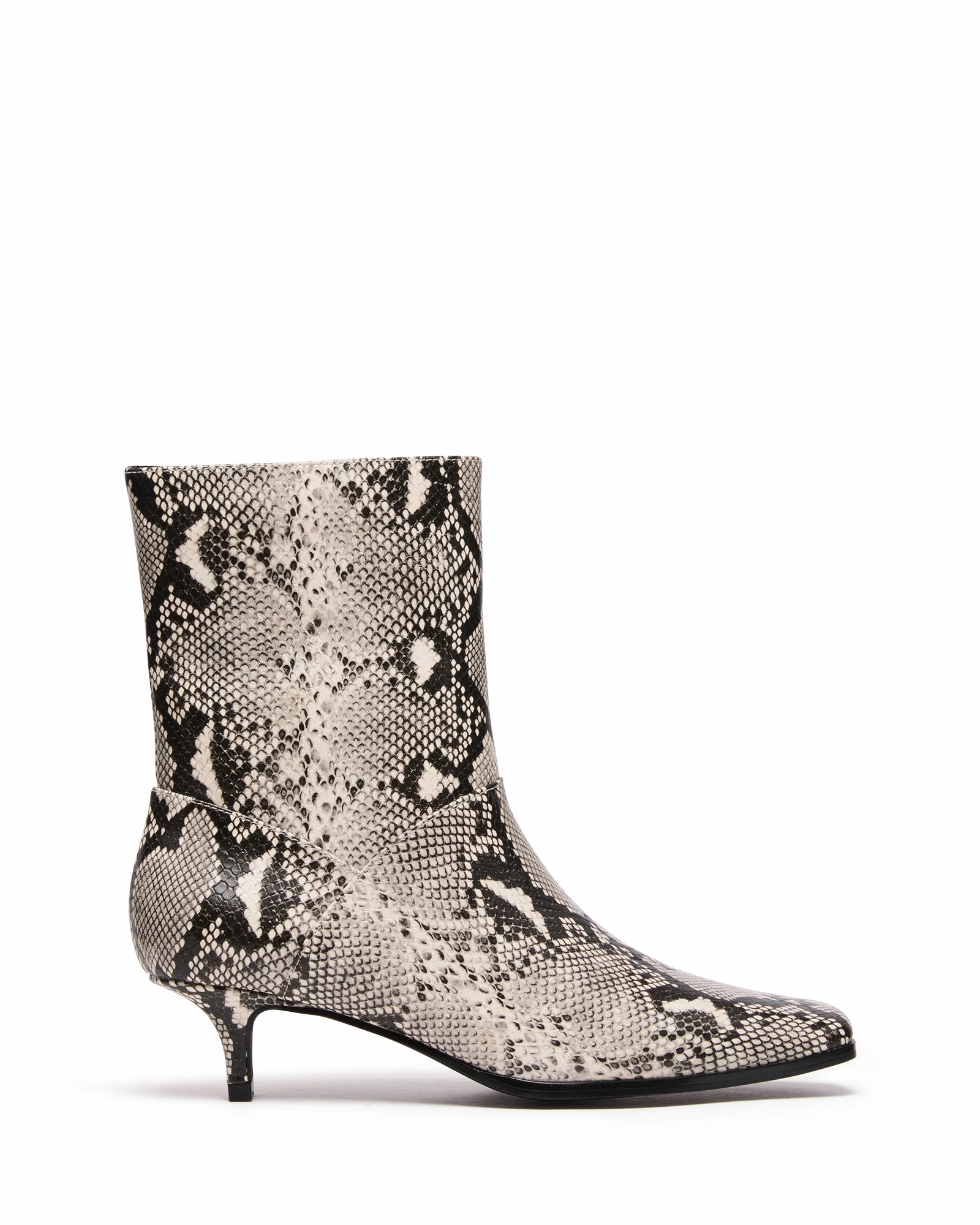 Moschino Ankle Boots Shade Black/White Snake *FINAL SALE*