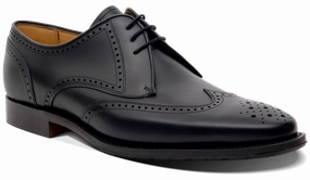 Lace Up Shoes Outfit Bakewell - Black Calf