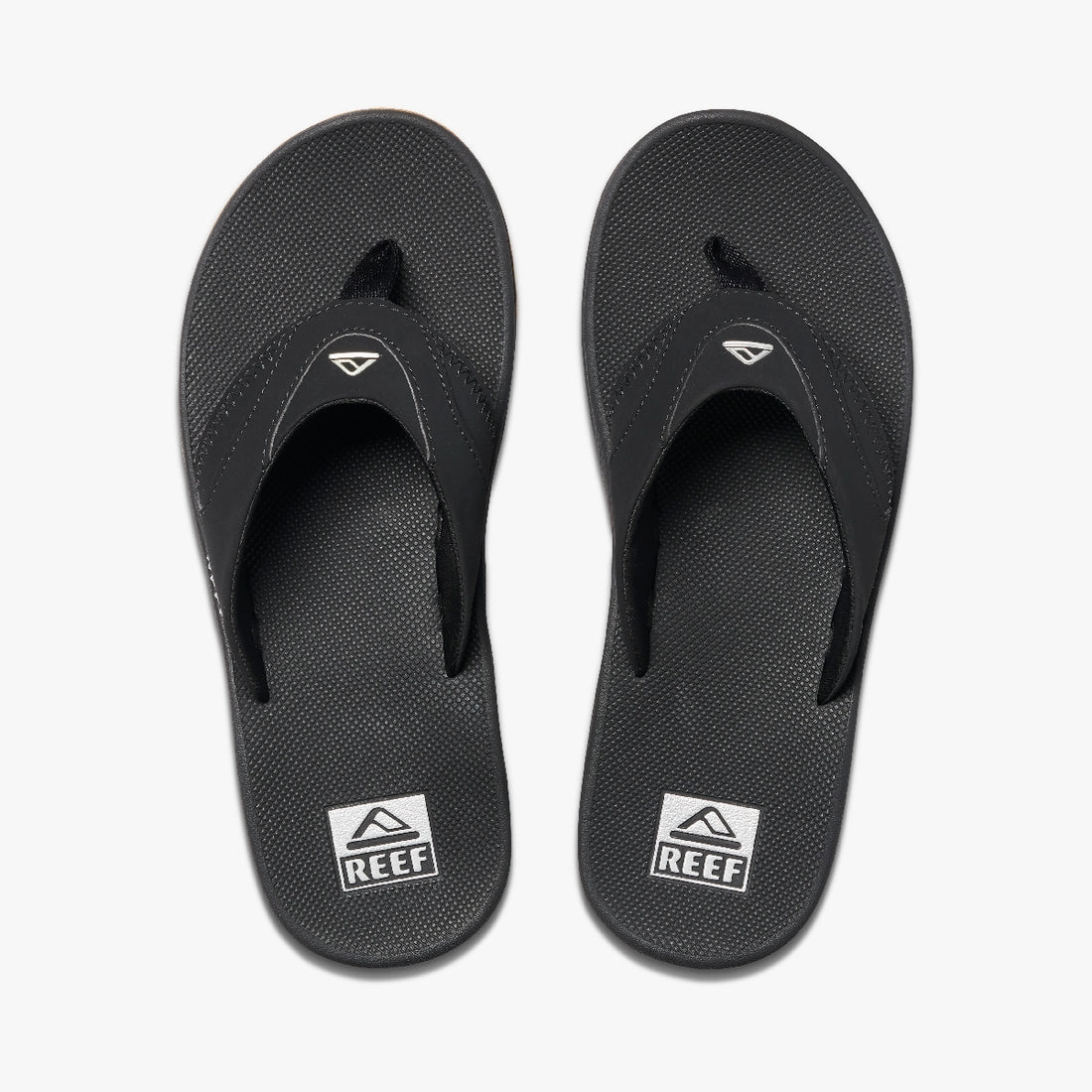 REEF Fanning Sandal-Black/Silver