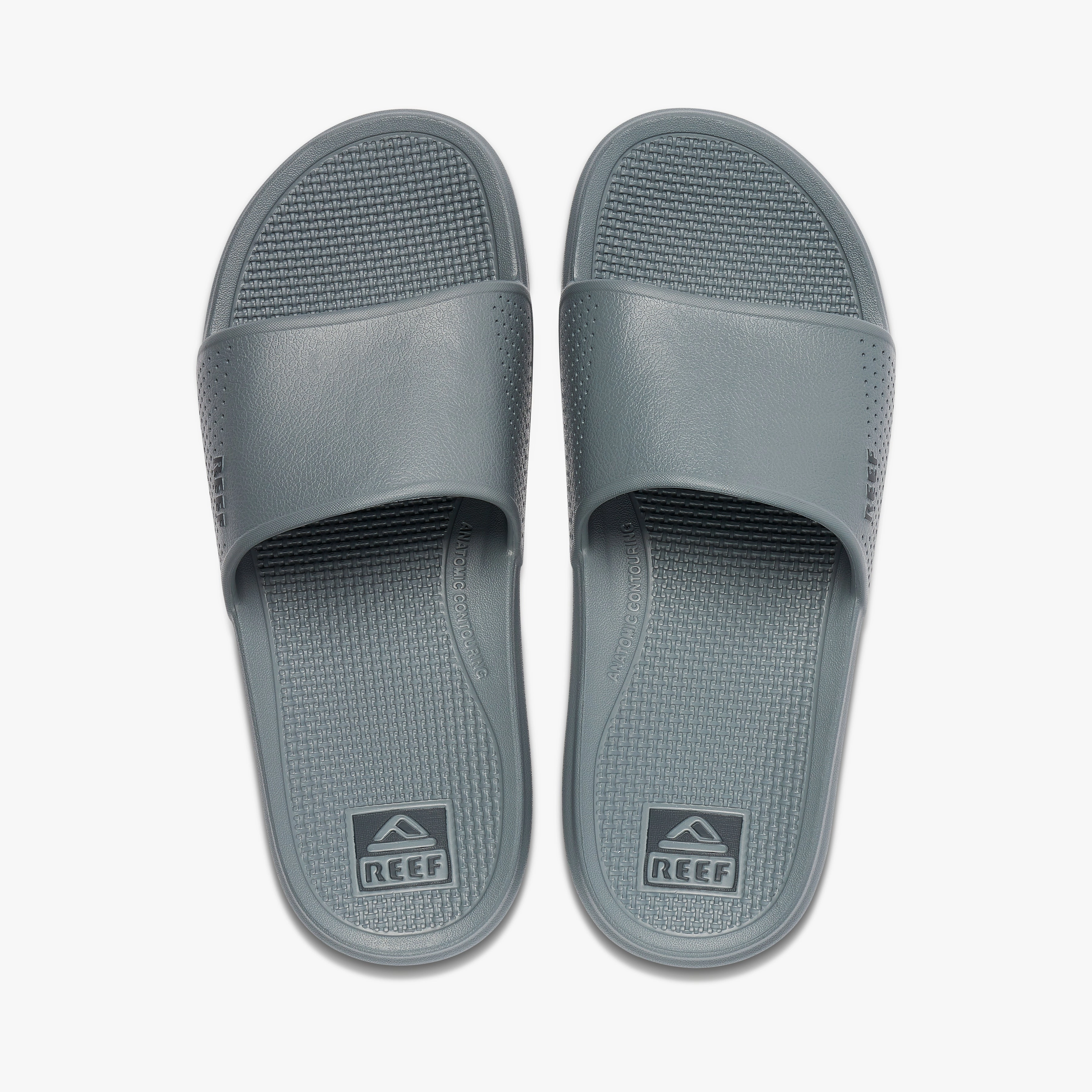 REEF Oasis Slide Sandal-Grey Sandals Halcyon Beach Hotel