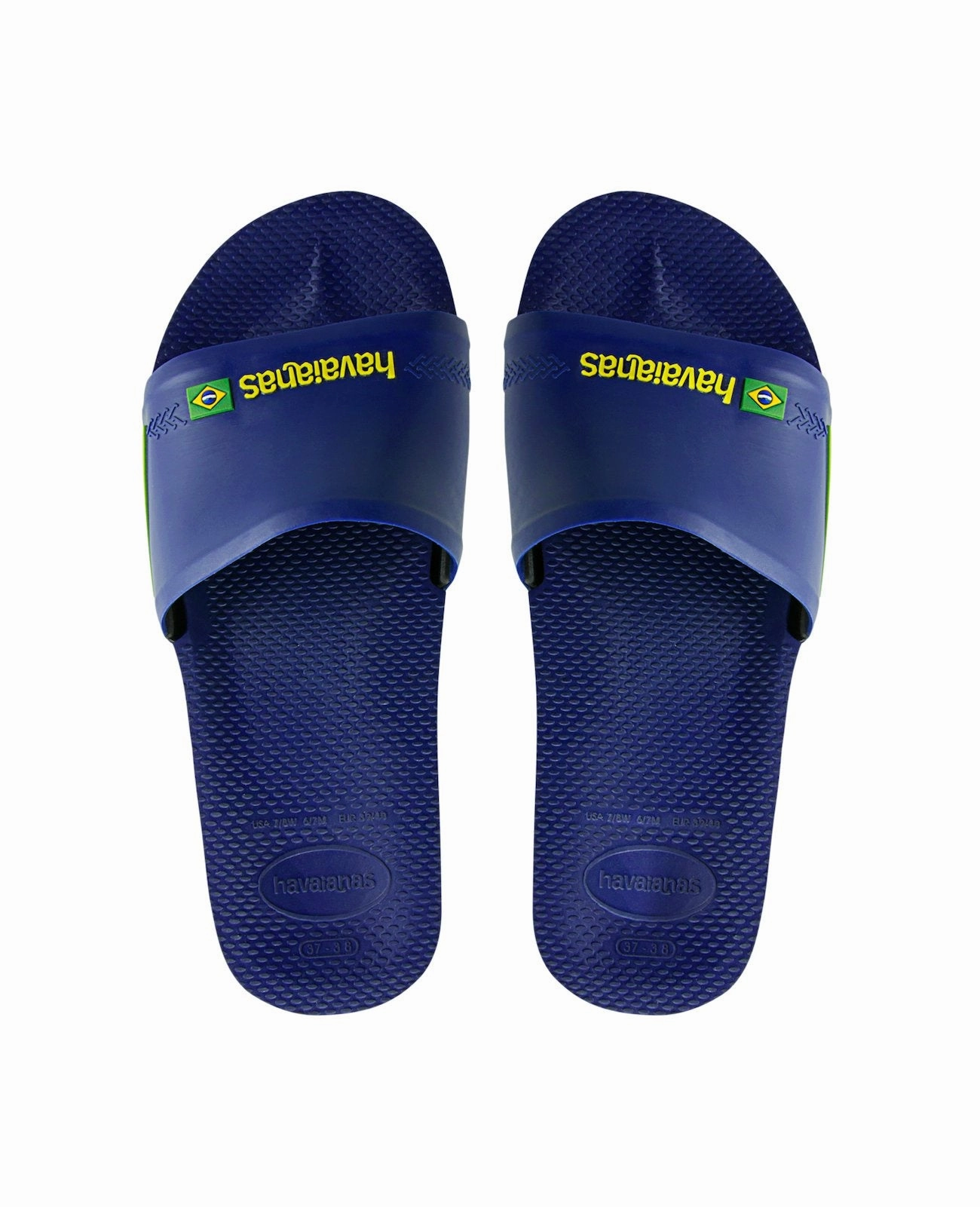 HAVAIANAS SLIDE BRASIL - NAVY BLUE Bulk Flip Flops For Wedding