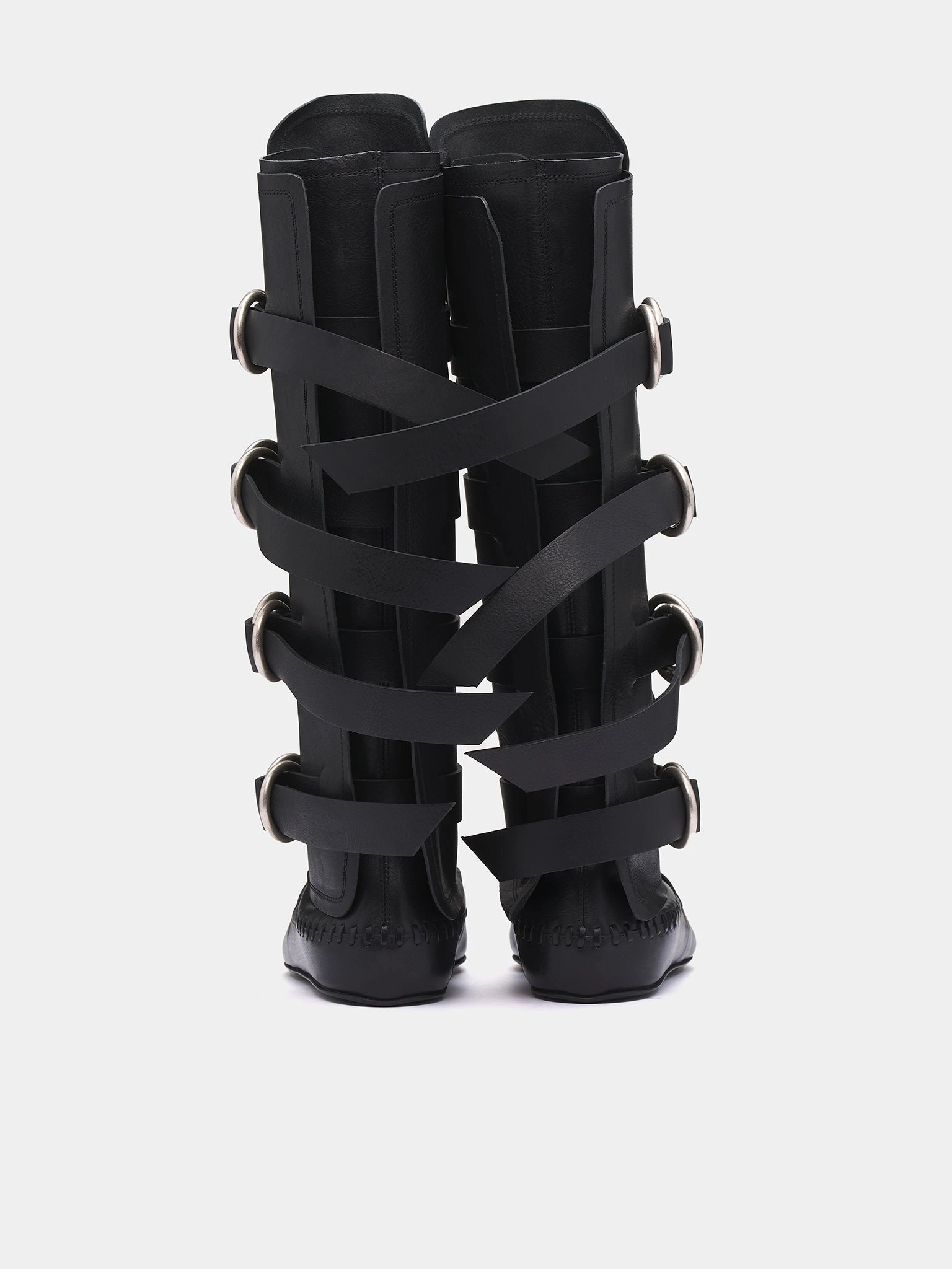 Chelsea Boots Zip Front Siver Boots (B0012922-LT154-BLACK)