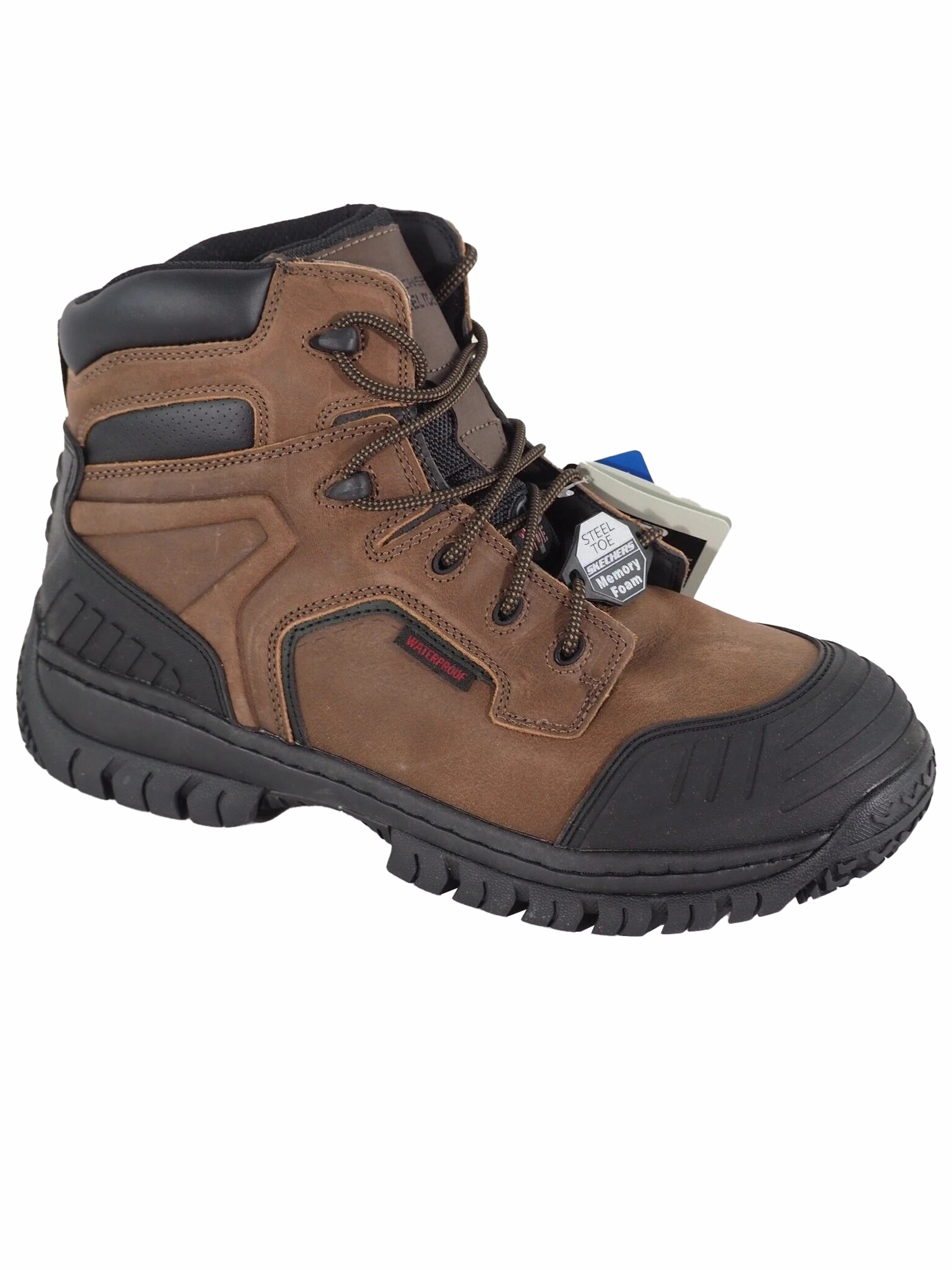 Composite Toe Work Boots Lightweight Skechers | Mens Steel Toe Work Boots