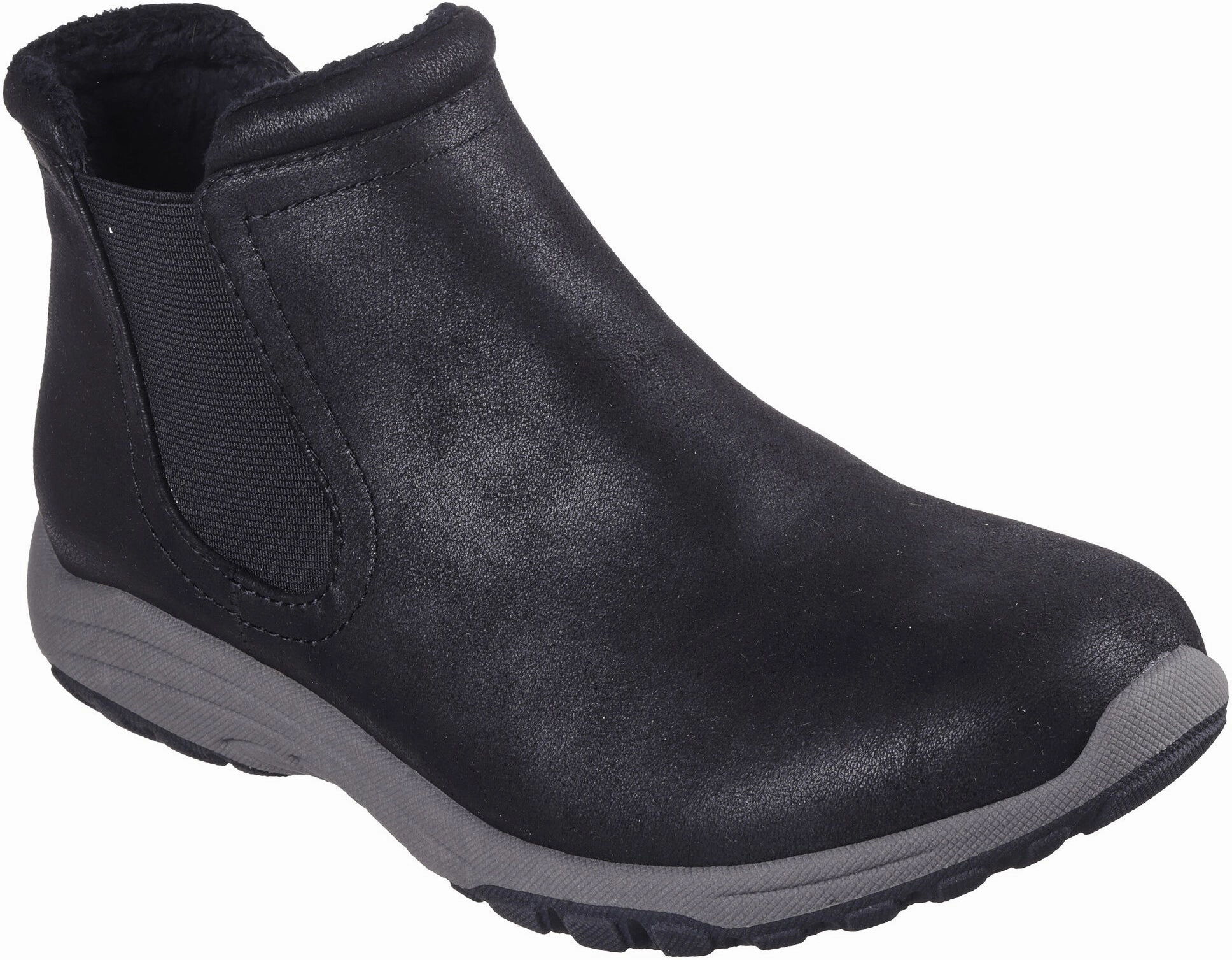 Skechers Reggae Fest 2.0 New Yorker Womens Boots - Black Orthotic Chelsea Boots