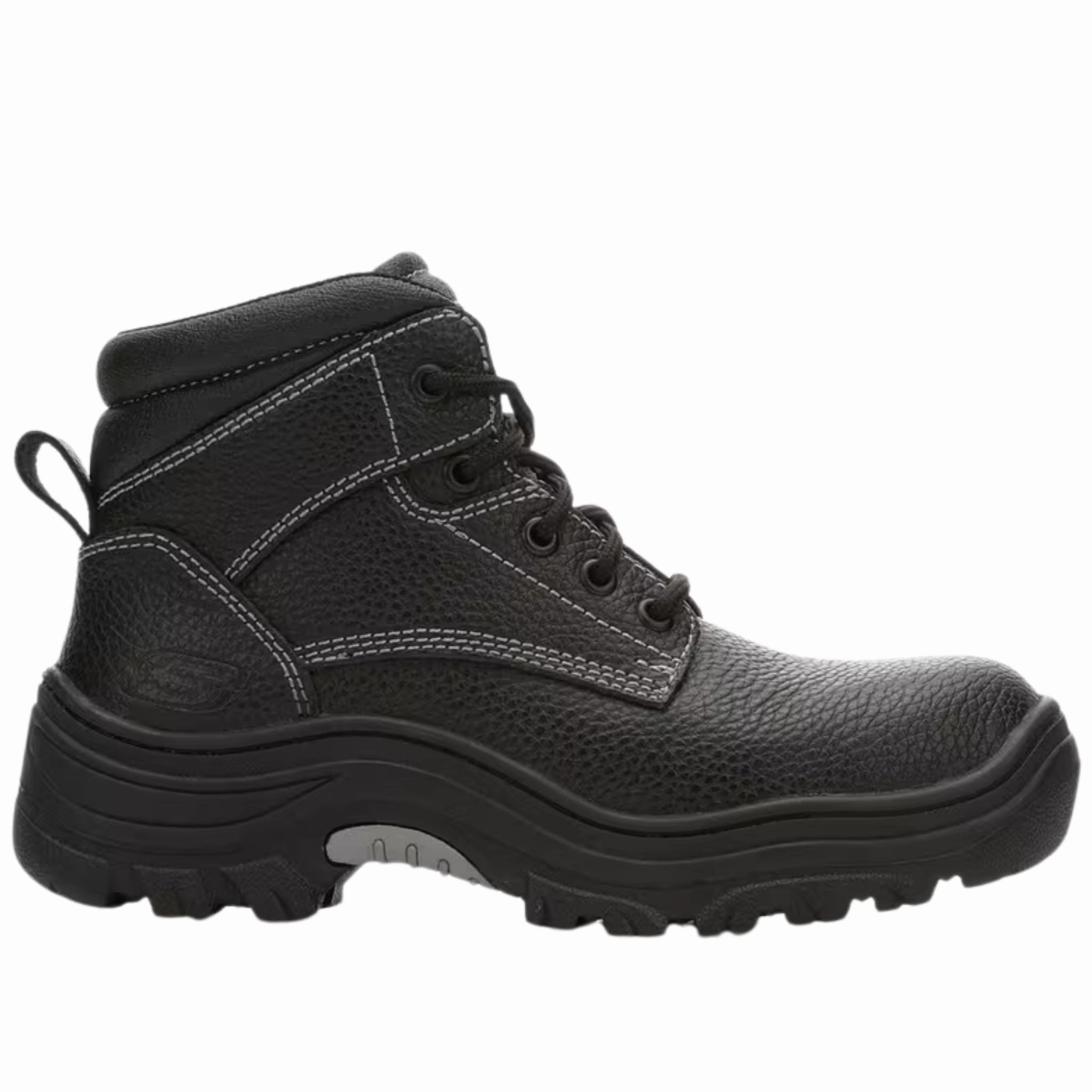 Luchese Boots Skechers Women's 77241 Burgin Krabok Black Steel Toe Work Boots