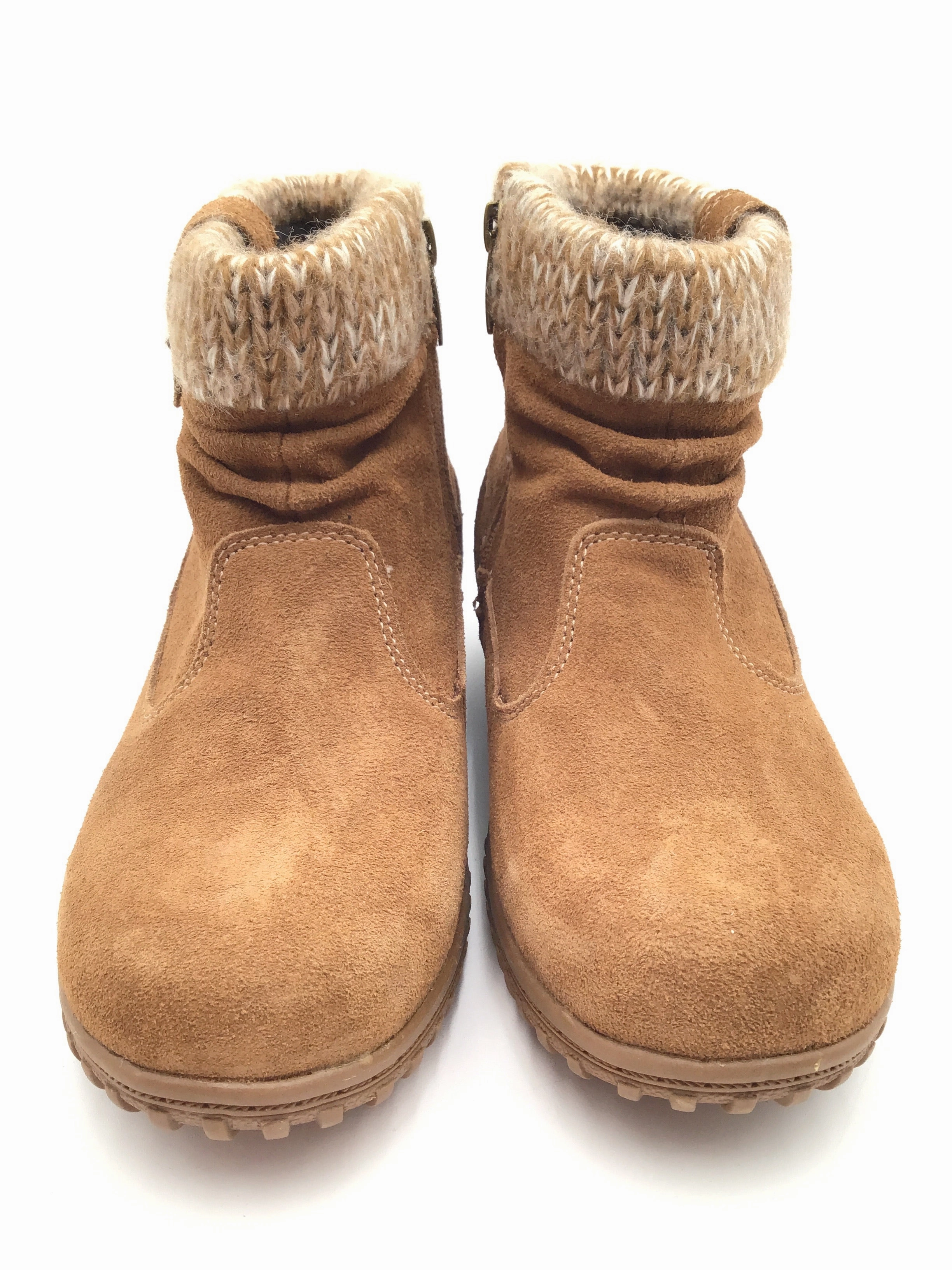 Boots Ankle Flats By Khombu In Tan, Size: 7 Ankle Boots Stiletto Heel