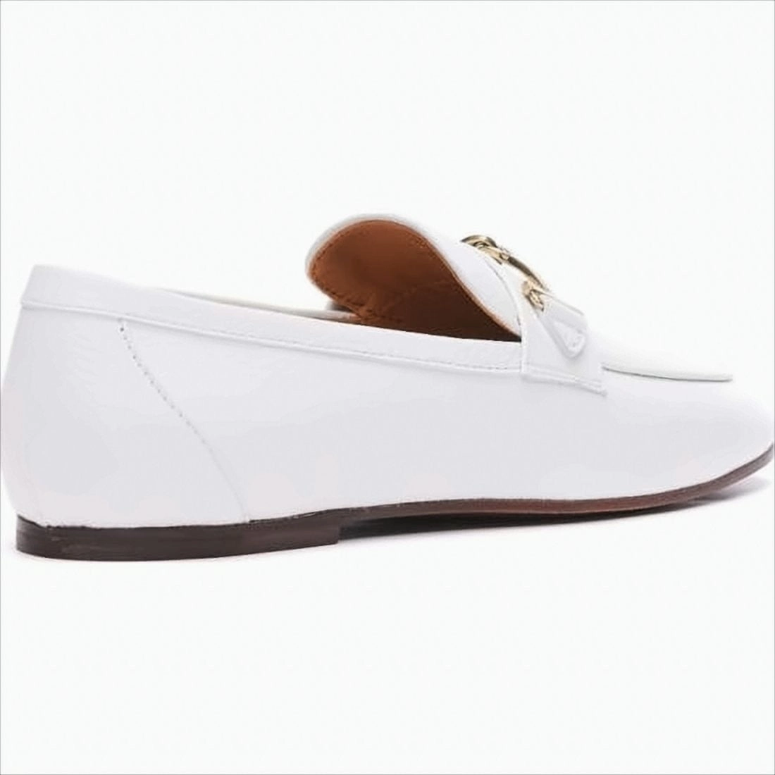 Easy Spirit Loafers Sleek Leather Loafers With Gold-Tone Bit Detail