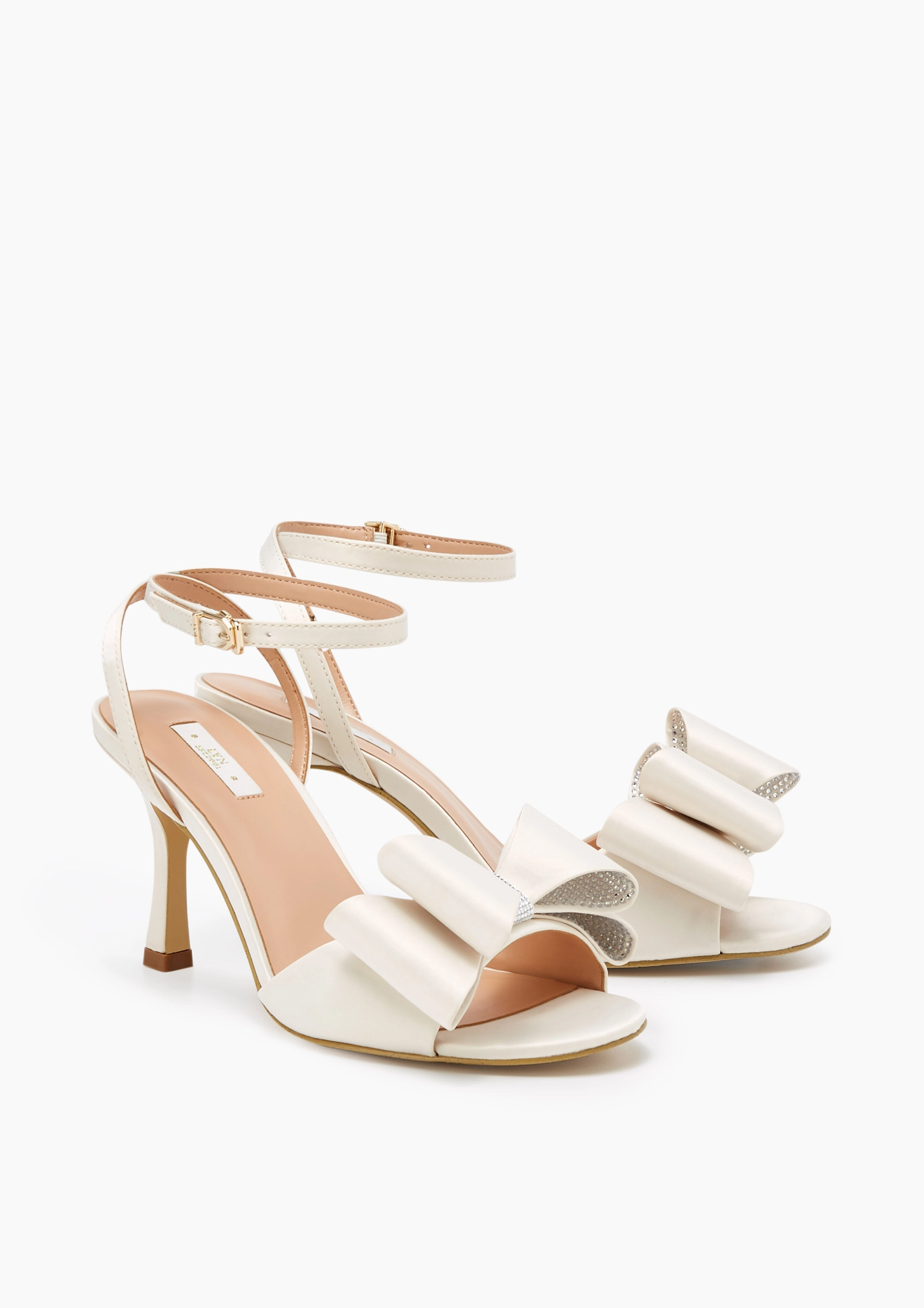 Icy High Heels Ivory High Heels With Gems