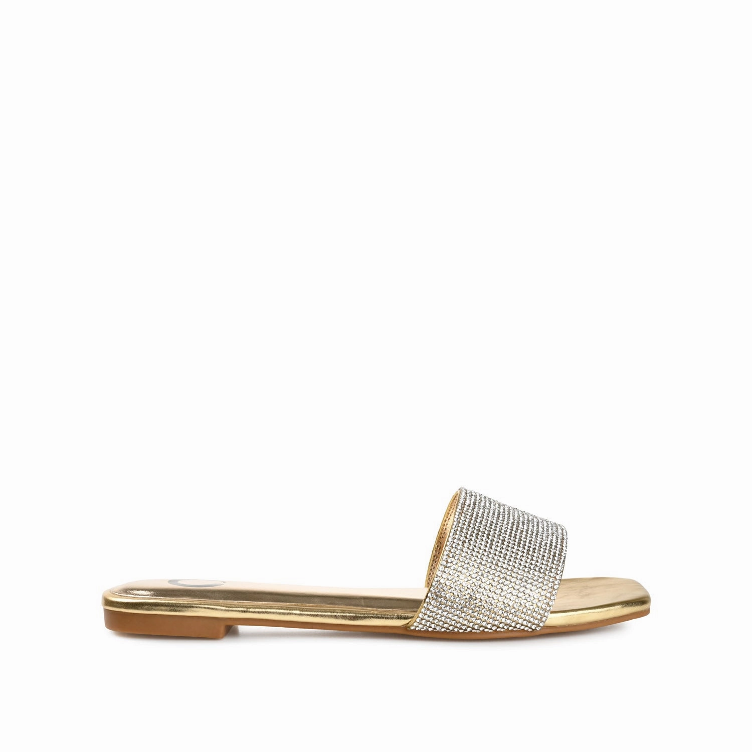 GRAYCE SLIDE SANDALS IN GLITTER MATERIAL Old Man In Slippers