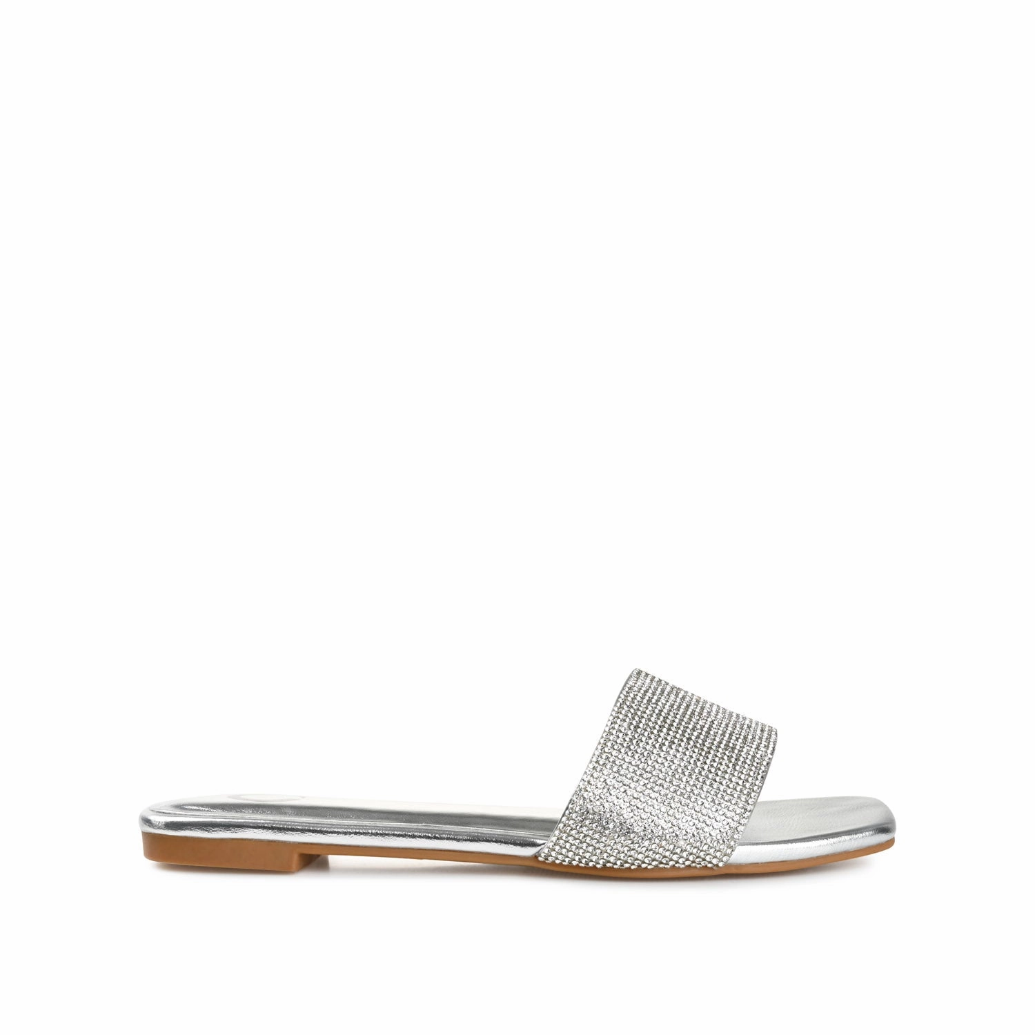 GRAYCE SLIDE SANDALS IN GLITTER MATERIAL Best Maternity Slippers