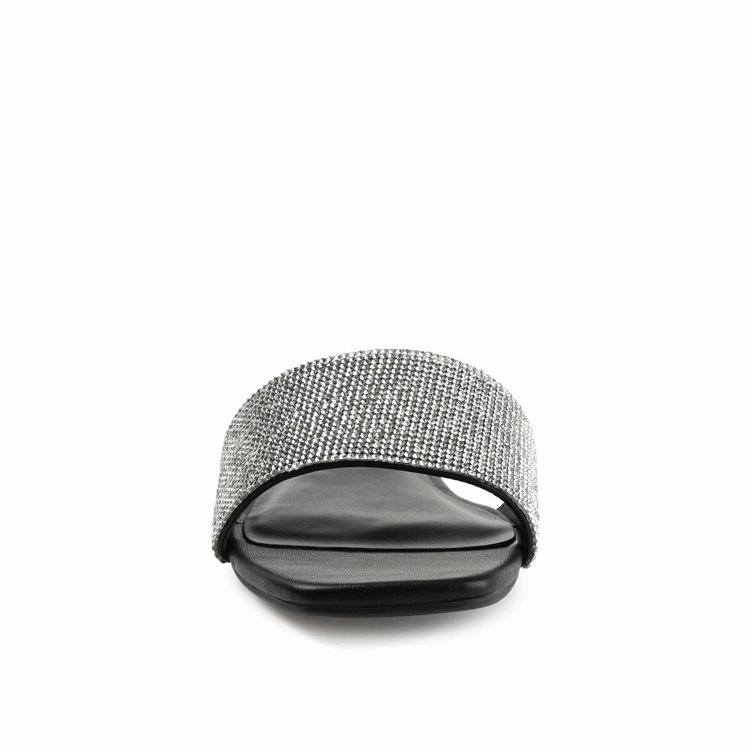 GRAYCE SLIDE SANDALS IN GLITTER MATERIAL Tag Slippers