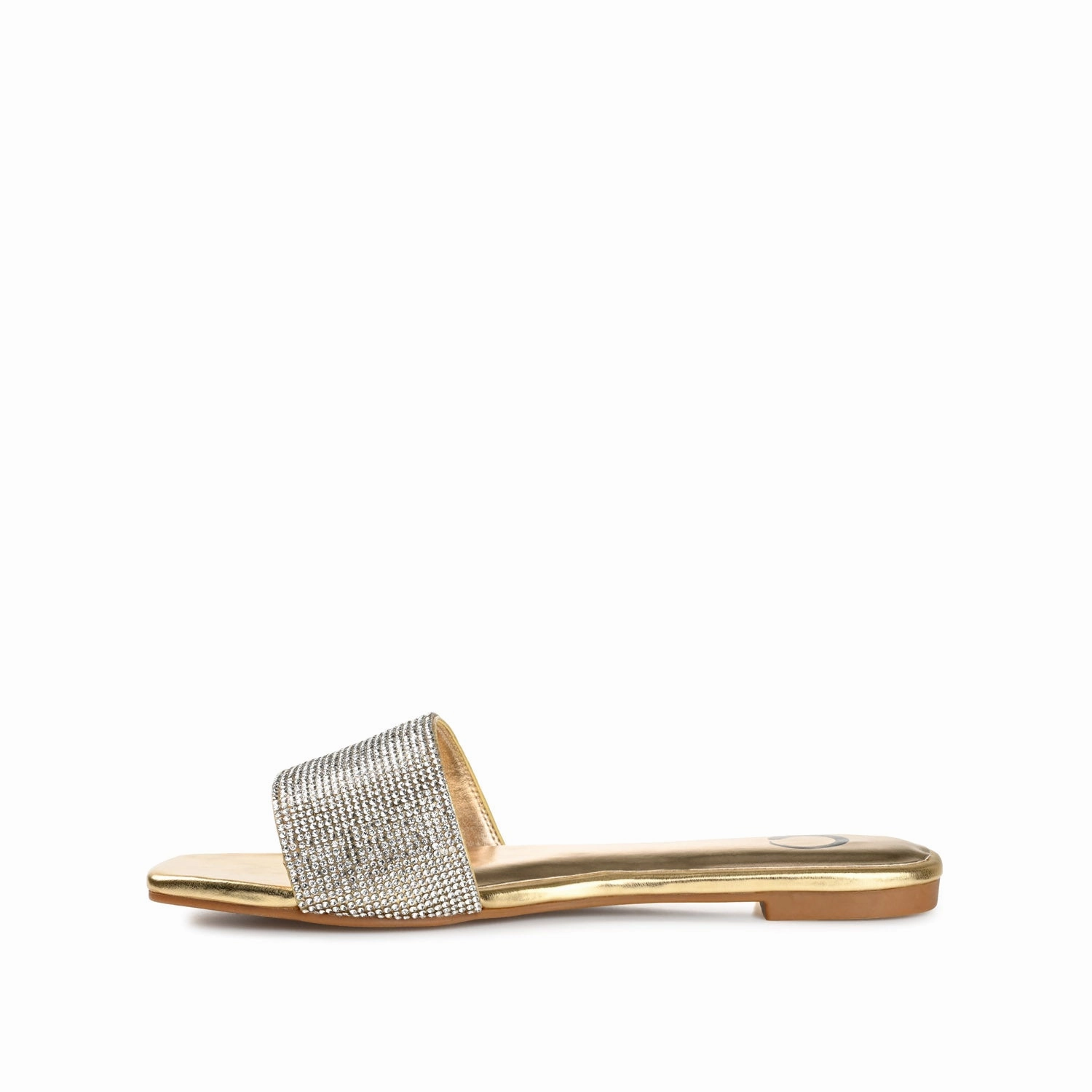 GRAYCE SLIDE SANDALS IN GLITTER MATERIAL Antibacterial Slippers