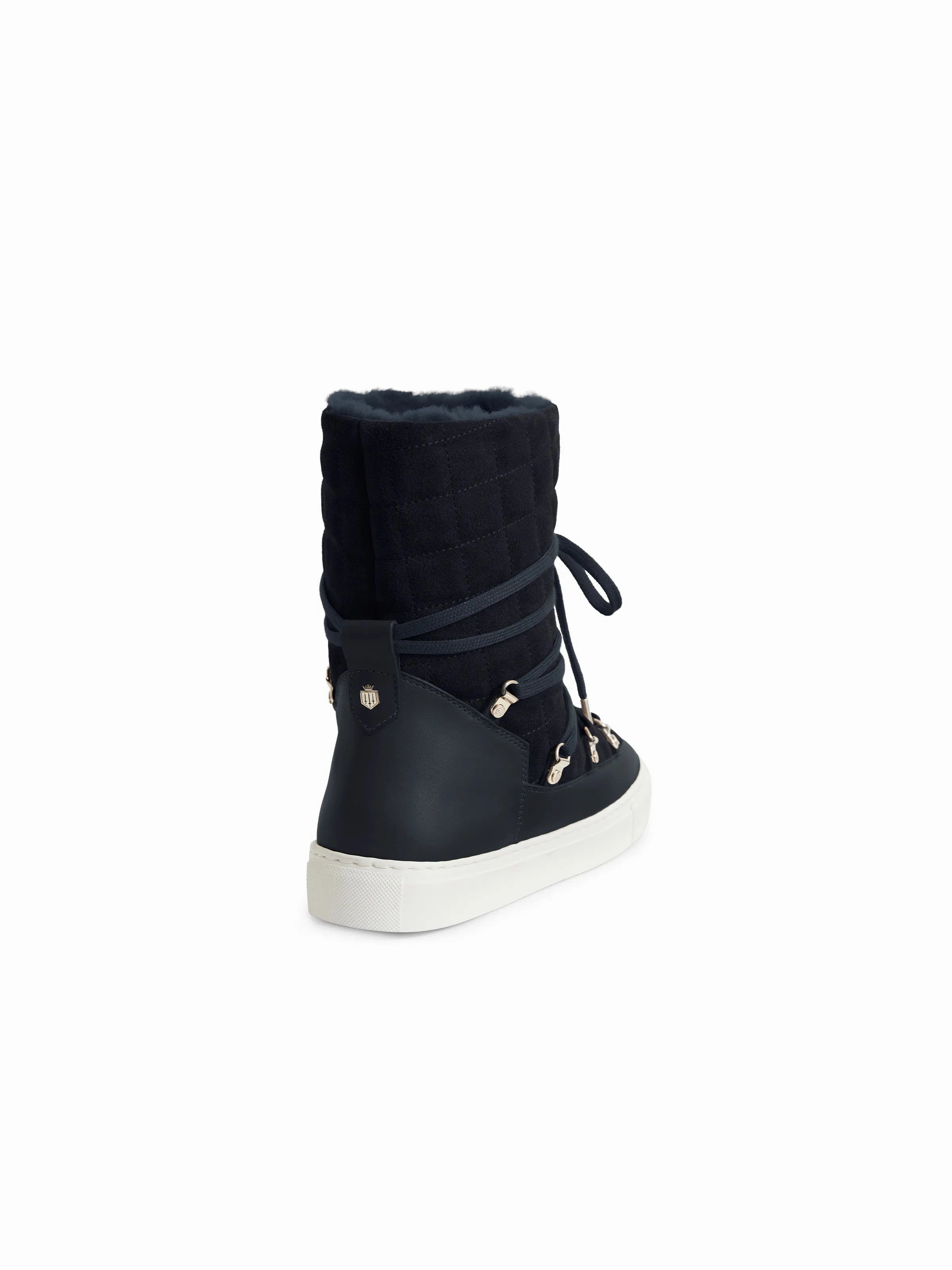 Aspen - Navy Suede Indigenous Snow Boots