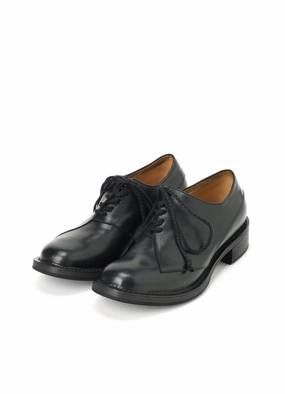 TUMBLED COWHIDE LEATHER DERBY SHOES Cool Ways To Lace Up Shoes