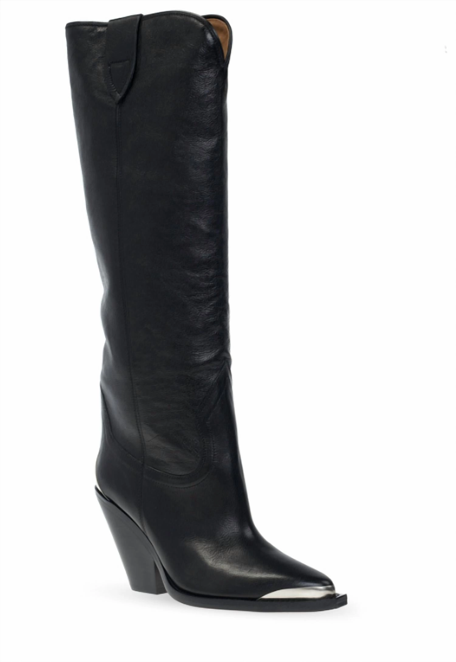 Darrah Chelsea Boots Pre-Loved Women Lomero Heeled Boots In Black